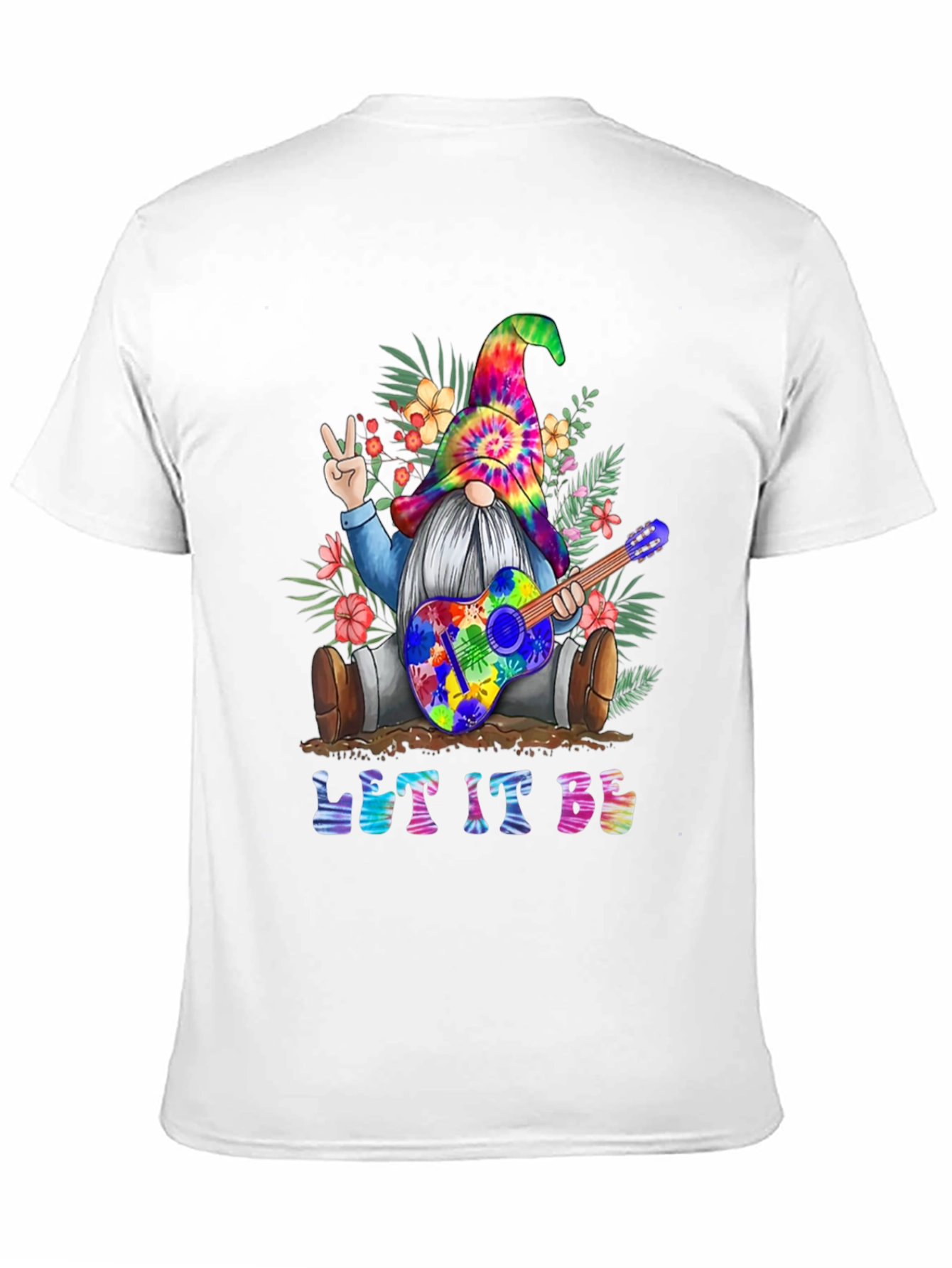 Hippie Gnome Let It Be Graphic Tee