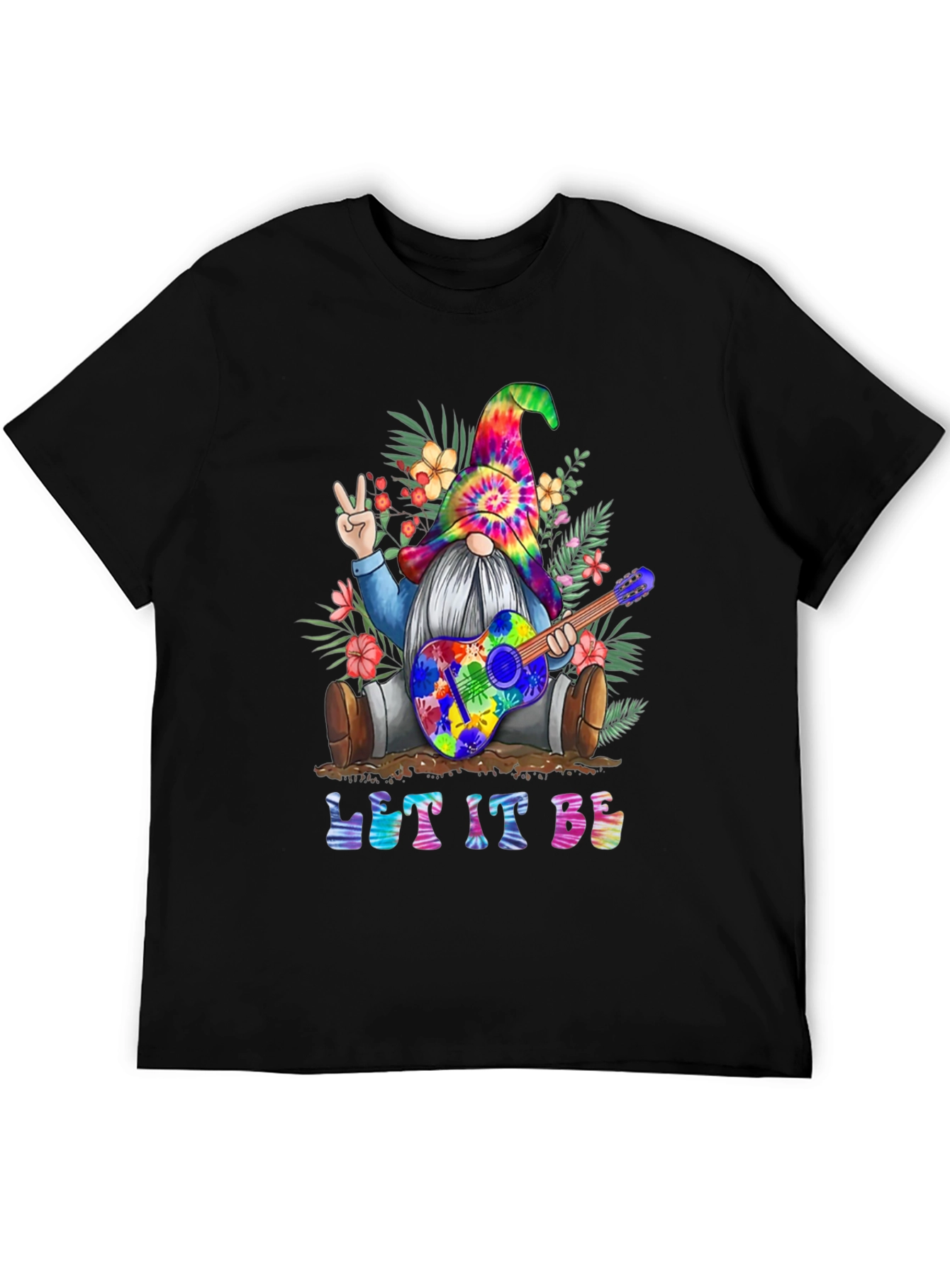 Hippie Gnome Let It Be Graphic Tee