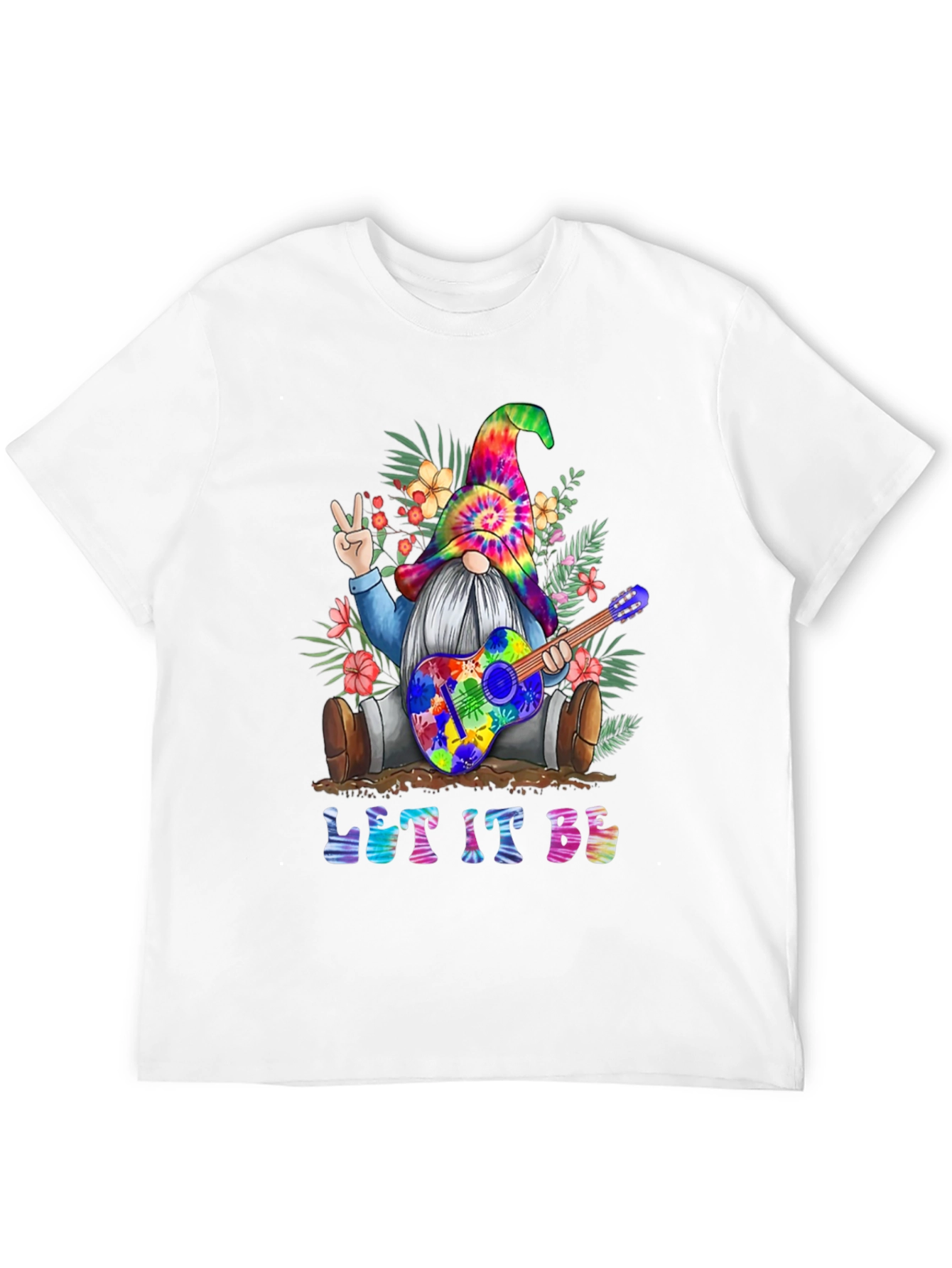 Hippie Gnome Let It Be Graphic Tee
