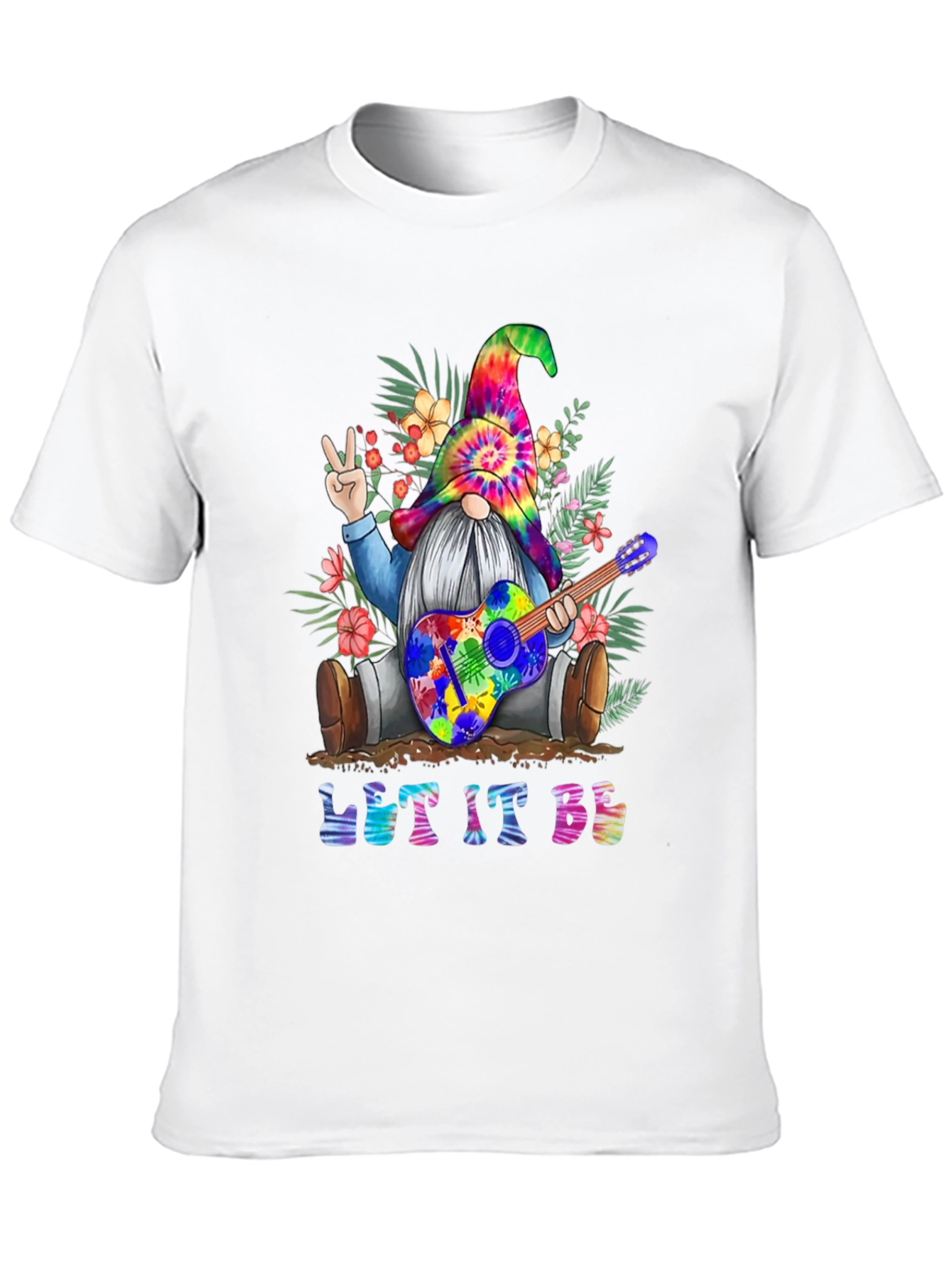 Hippie Gnome Let It Be Graphic Tee