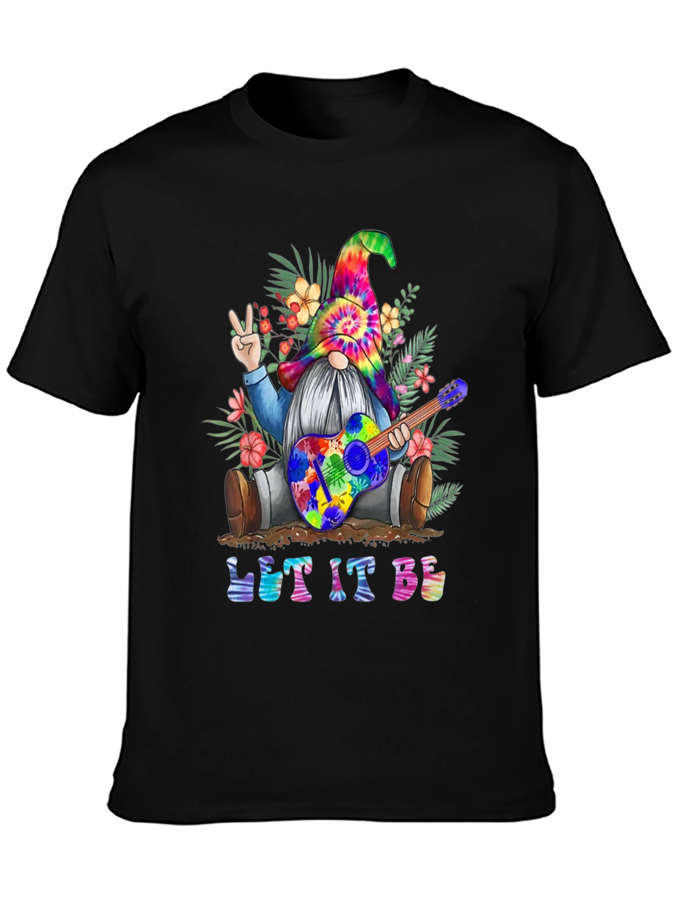 Hippie Gnome Let It Be Graphic Tee