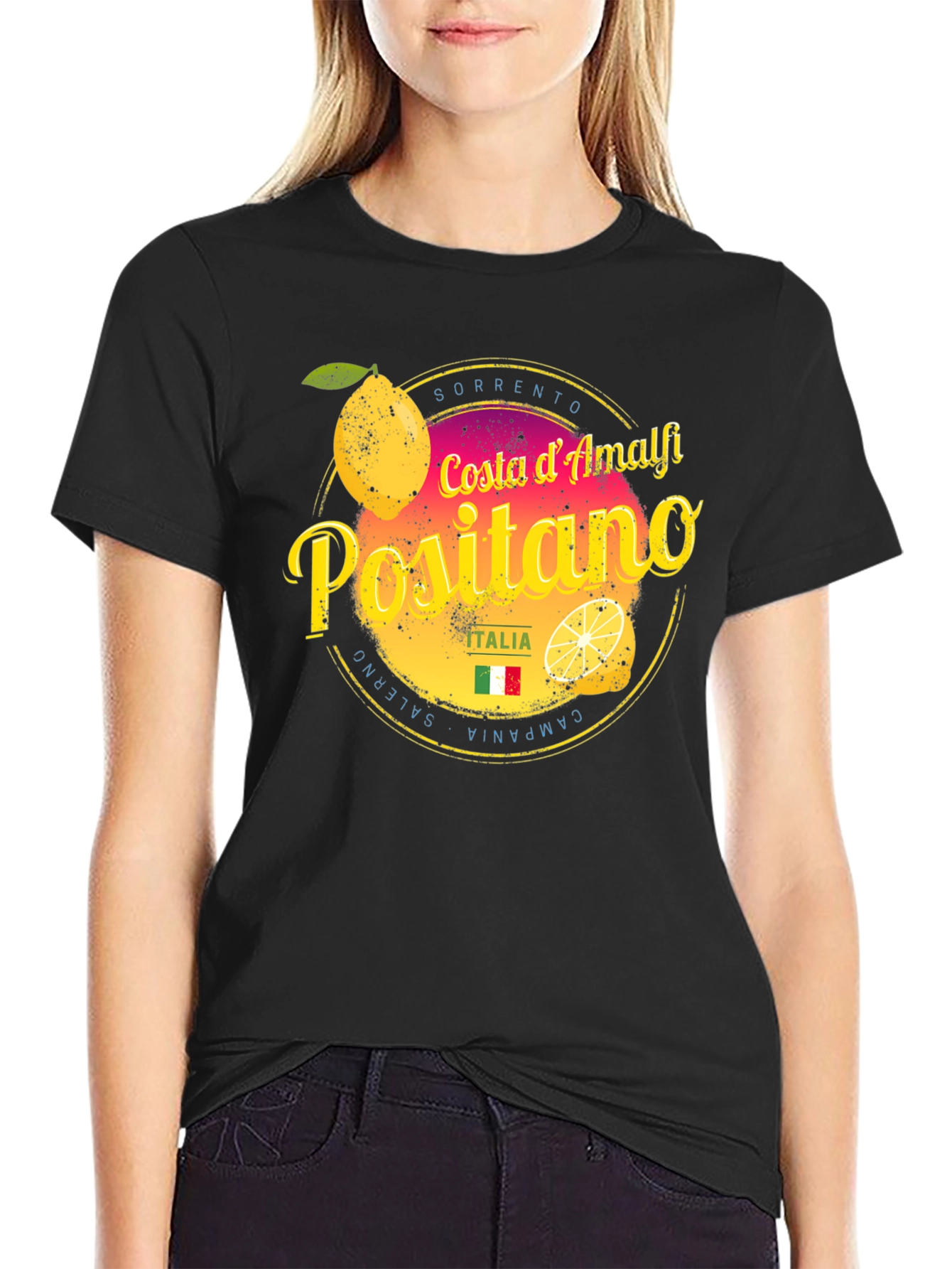 Positano Italy T-Shirt | Amalfi Coast Souvenir Tee