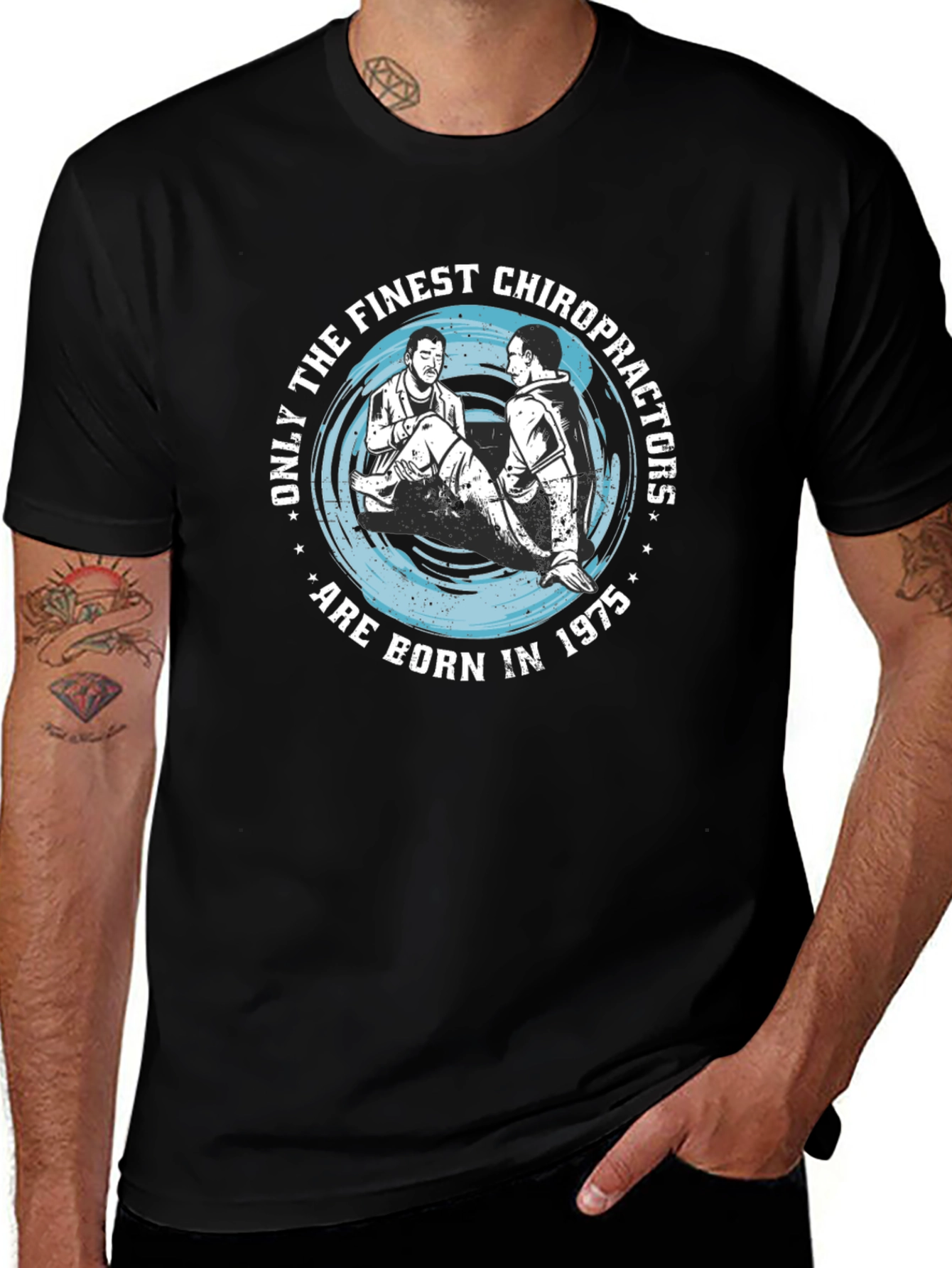 Finest Chiropractors Born in 1975 T-Shirt