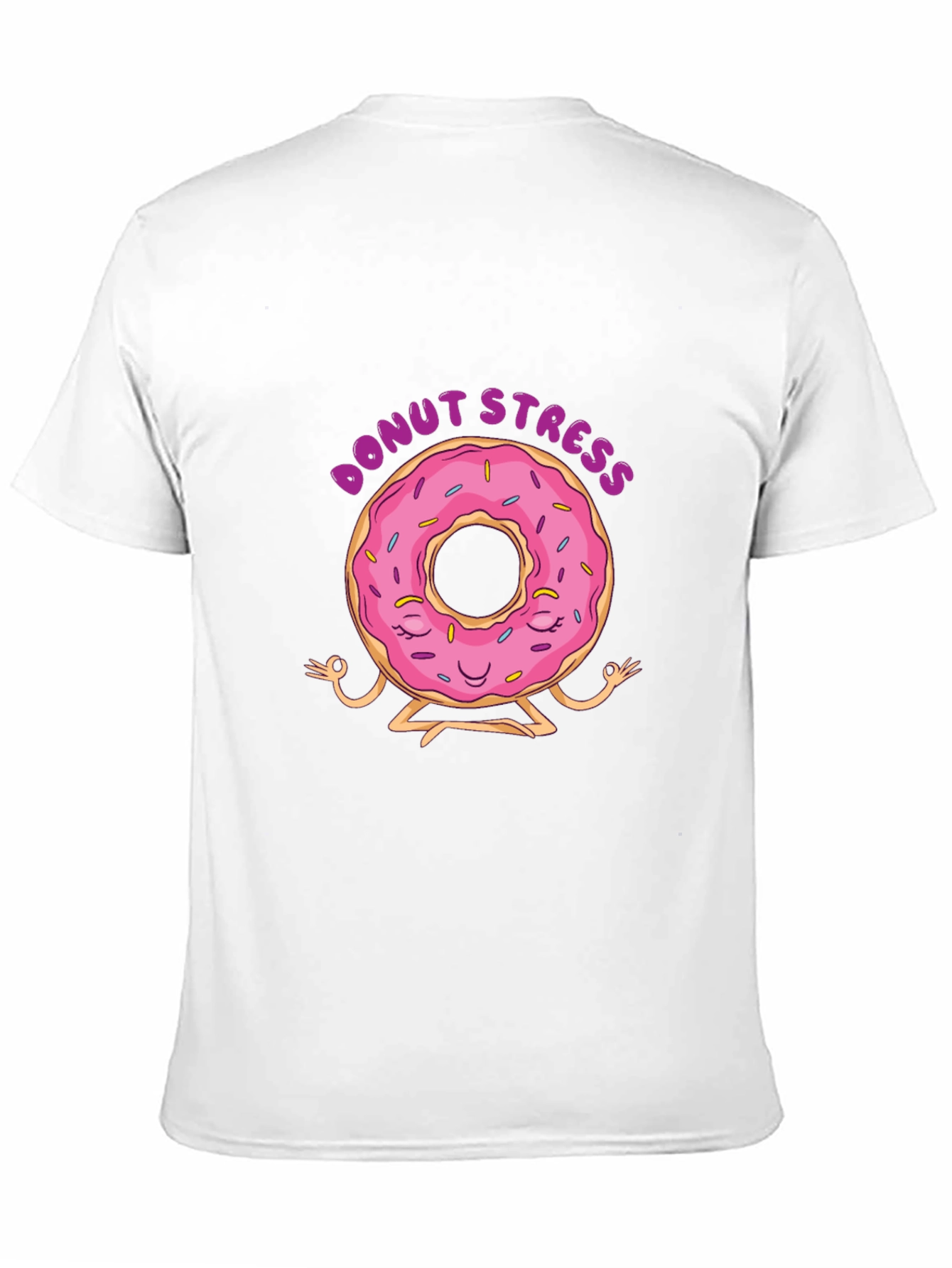 Donut Stress T-Shirt - Funny Yoga Relaxation Tee