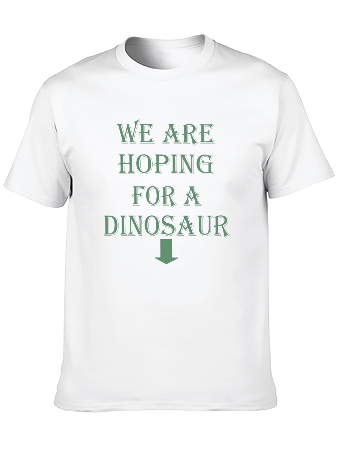 Dinosaur Expecting T-Shirt - Funny Pregnancy Announcement Tee
