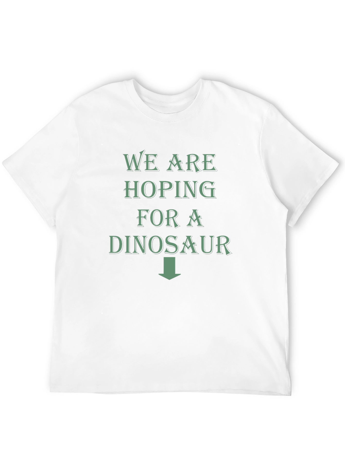Dinosaur Expecting T-Shirt - Funny Pregnancy Announcement Tee