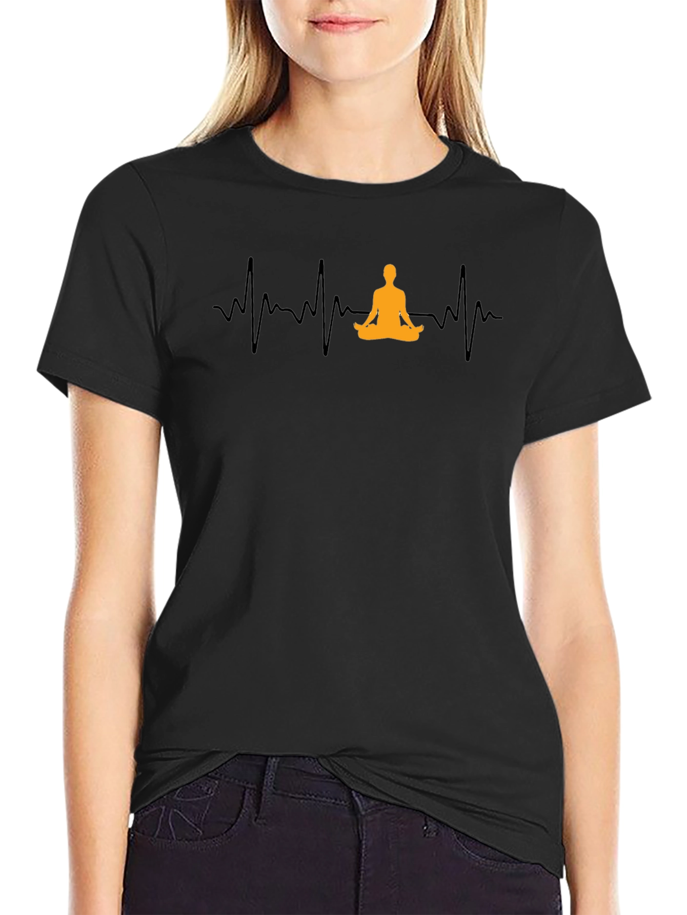 Zen Heartbeat T-Shirt - Meditate in Style