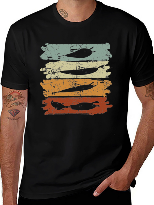 Vintage Fishing Lure Graphic T-Shirt
