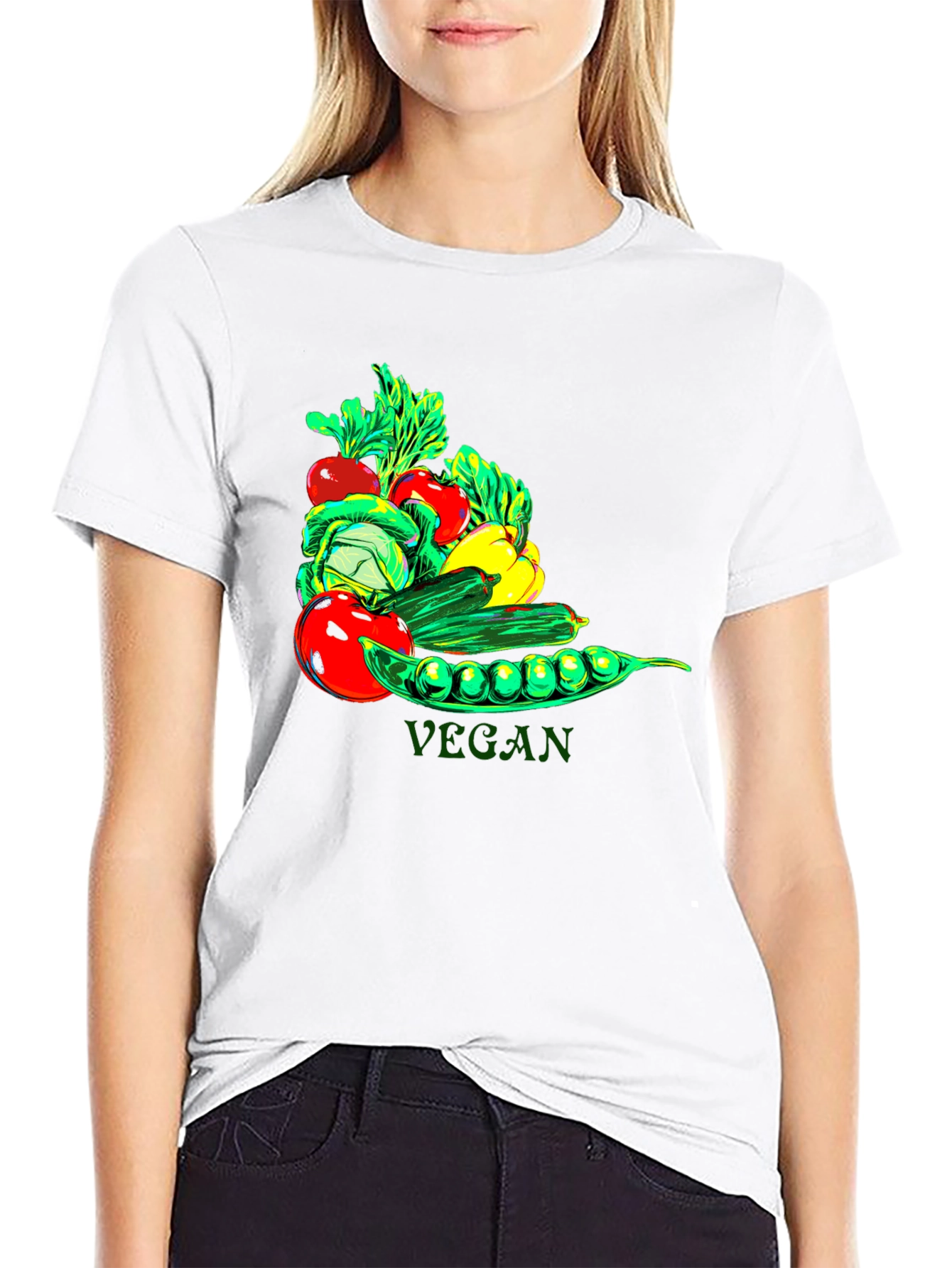 Vegan Graphic Tee - Stylish and Comfortable