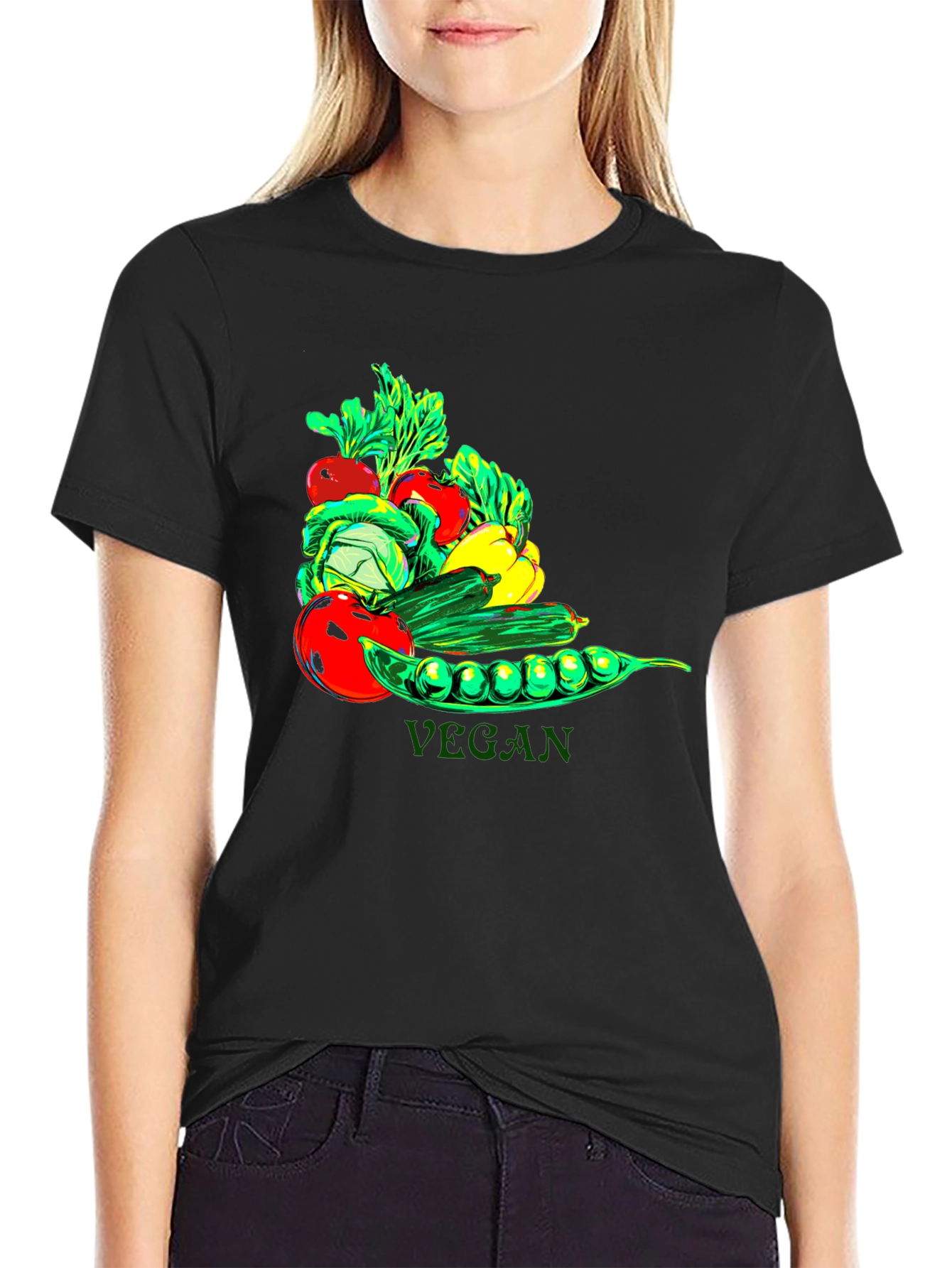 Vegan Graphic Tee - Stylish and Comfortable