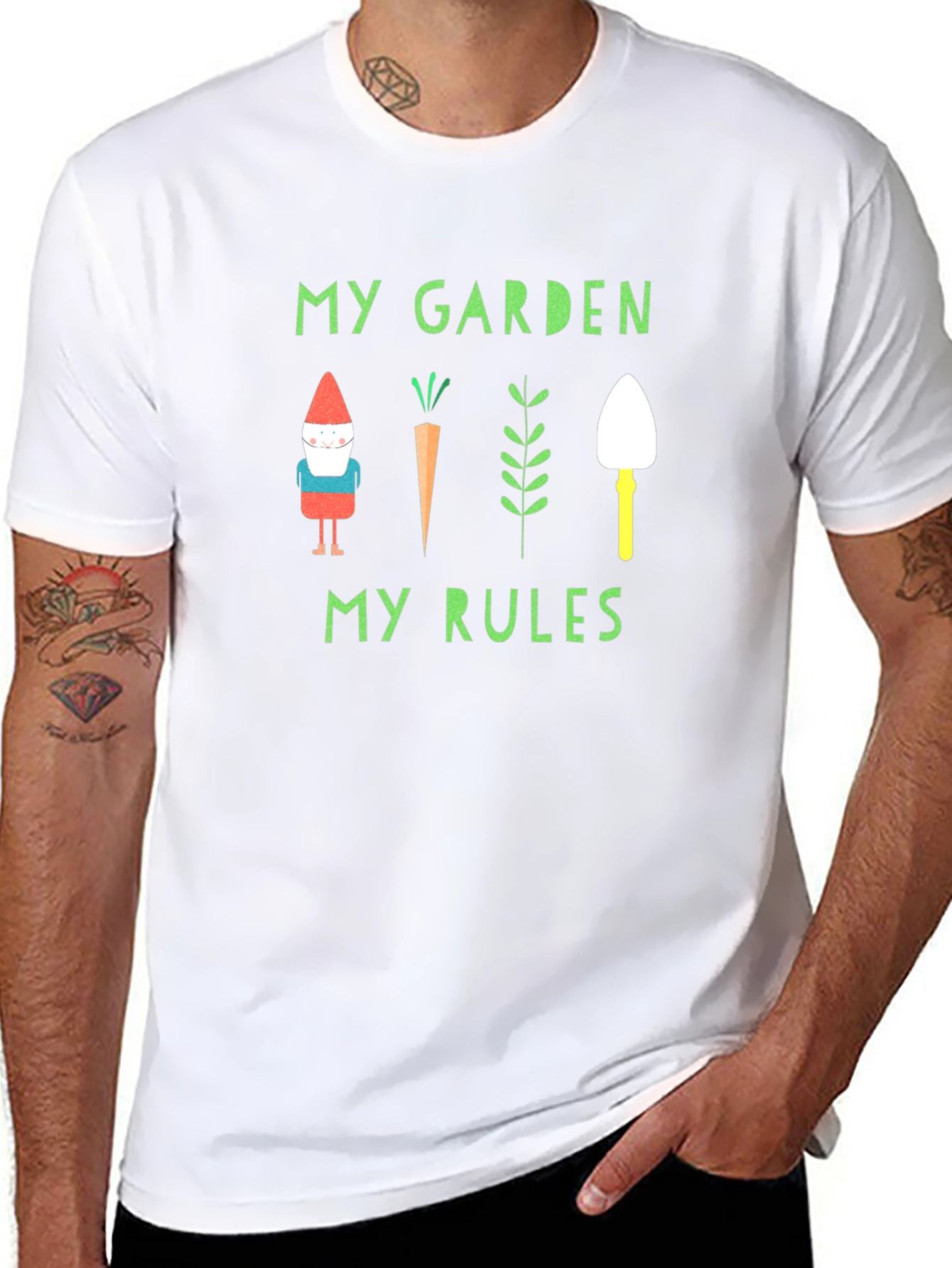 My Garden My Rules Graphic Tee - Gardener Gift