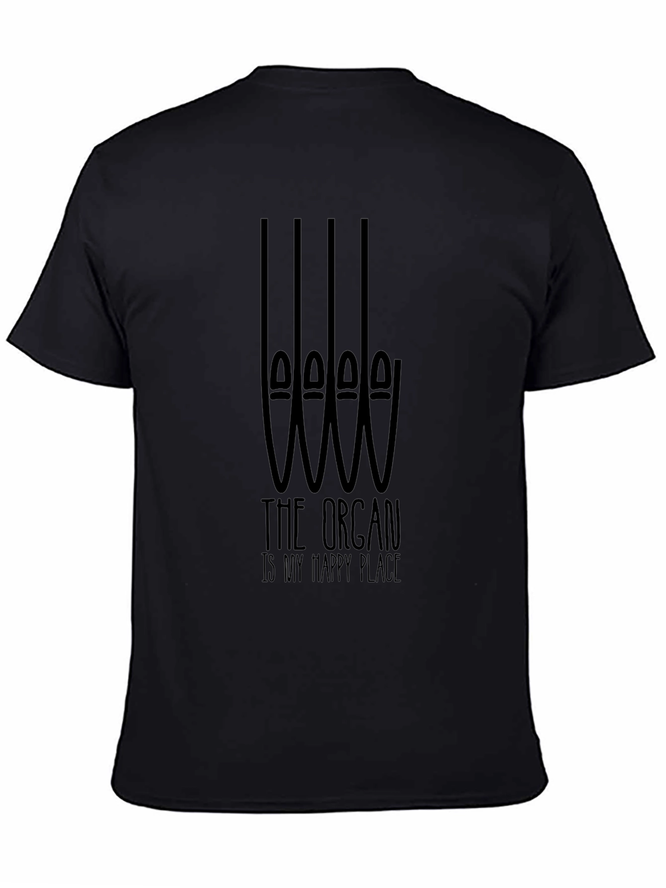 Organ Music Lover T-Shirt: Happy Place Tee