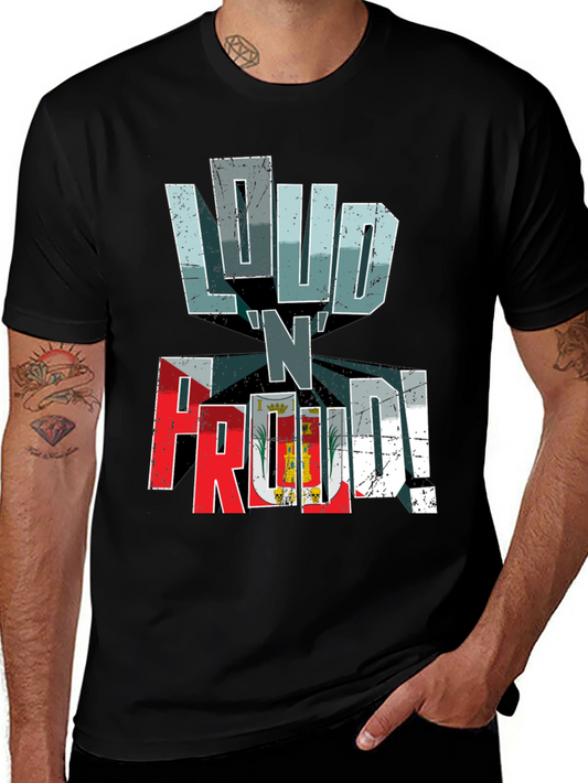 Loud N Proud Graphic Tee - Black