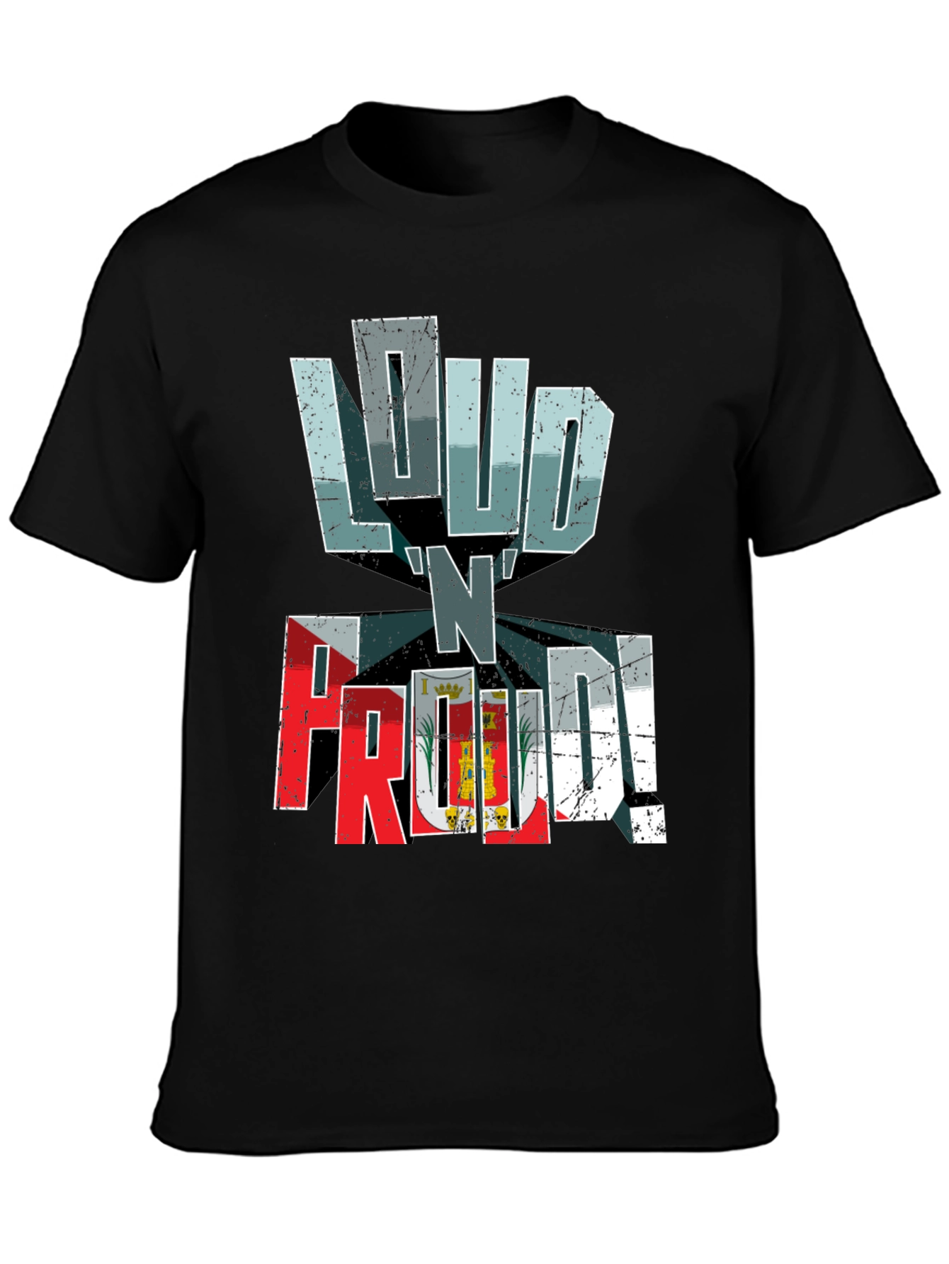 Loud N Proud Graphic Tee - Black