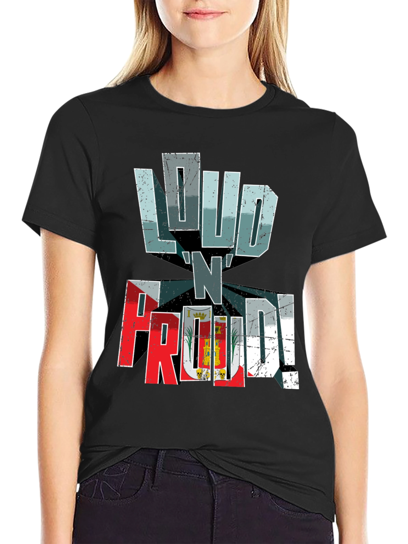 Loud N Proud Graphic Tee - Black