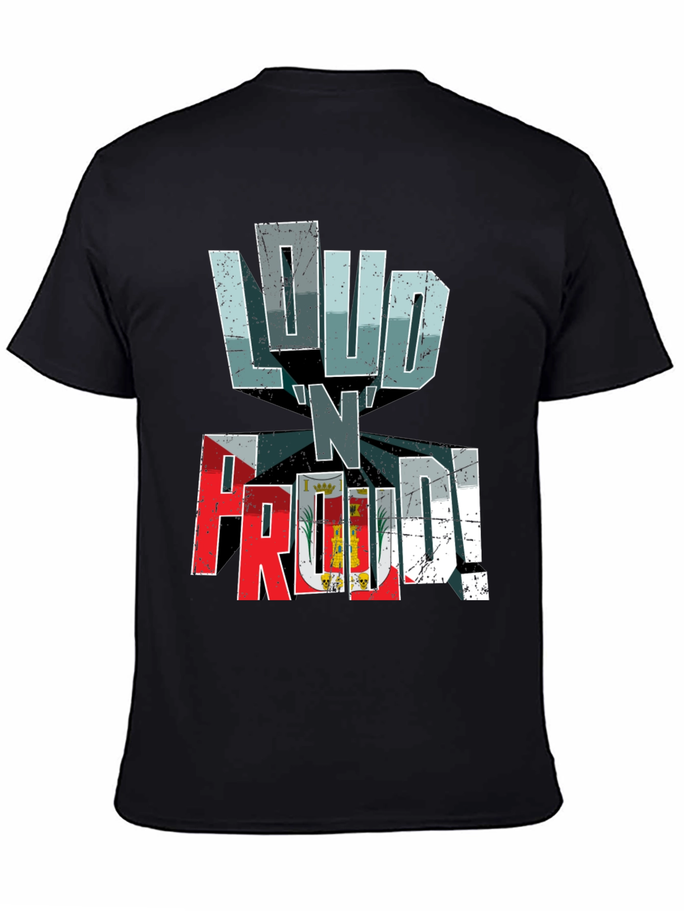 Loud N Proud Graphic Tee - Black