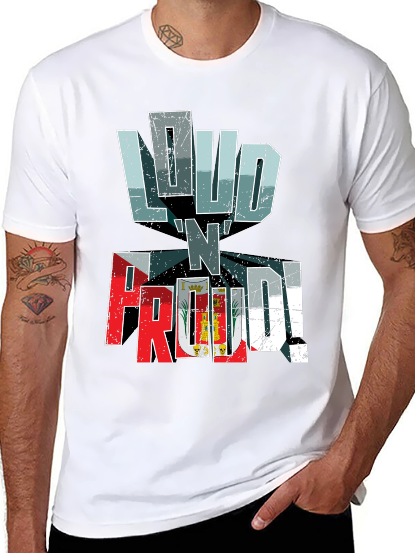 Loud N Proud Graphic Tee - Black