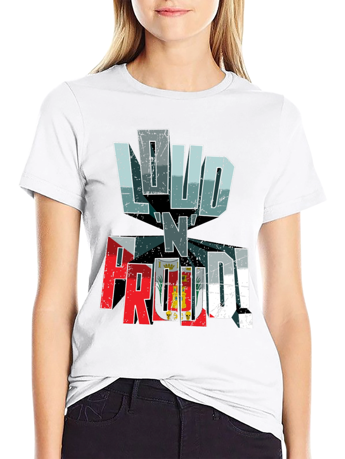 Loud N Proud Graphic Tee - Black