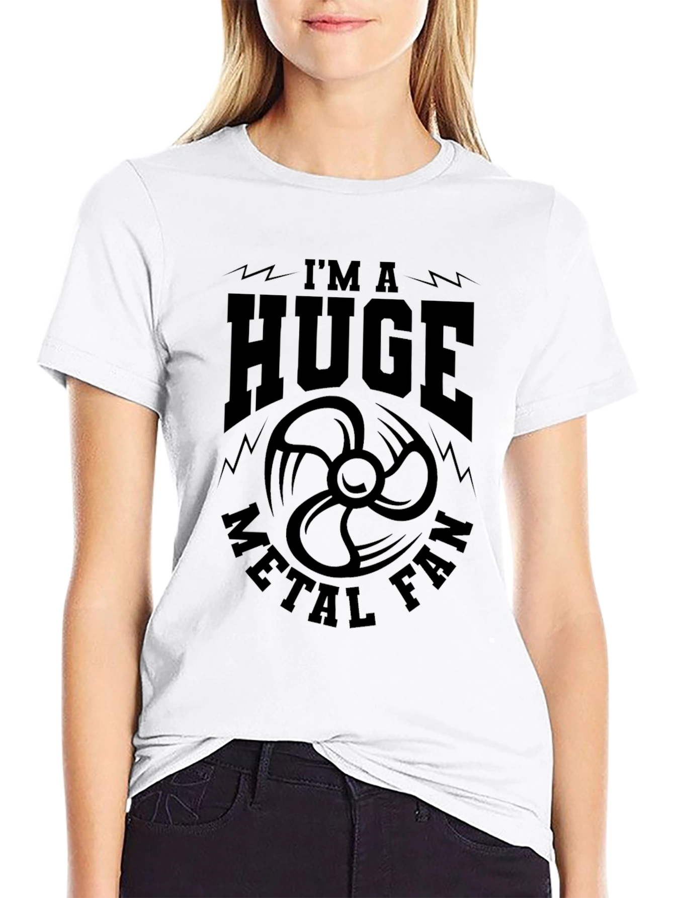 Im A Huge Metal Fan Graphic T-Shirt