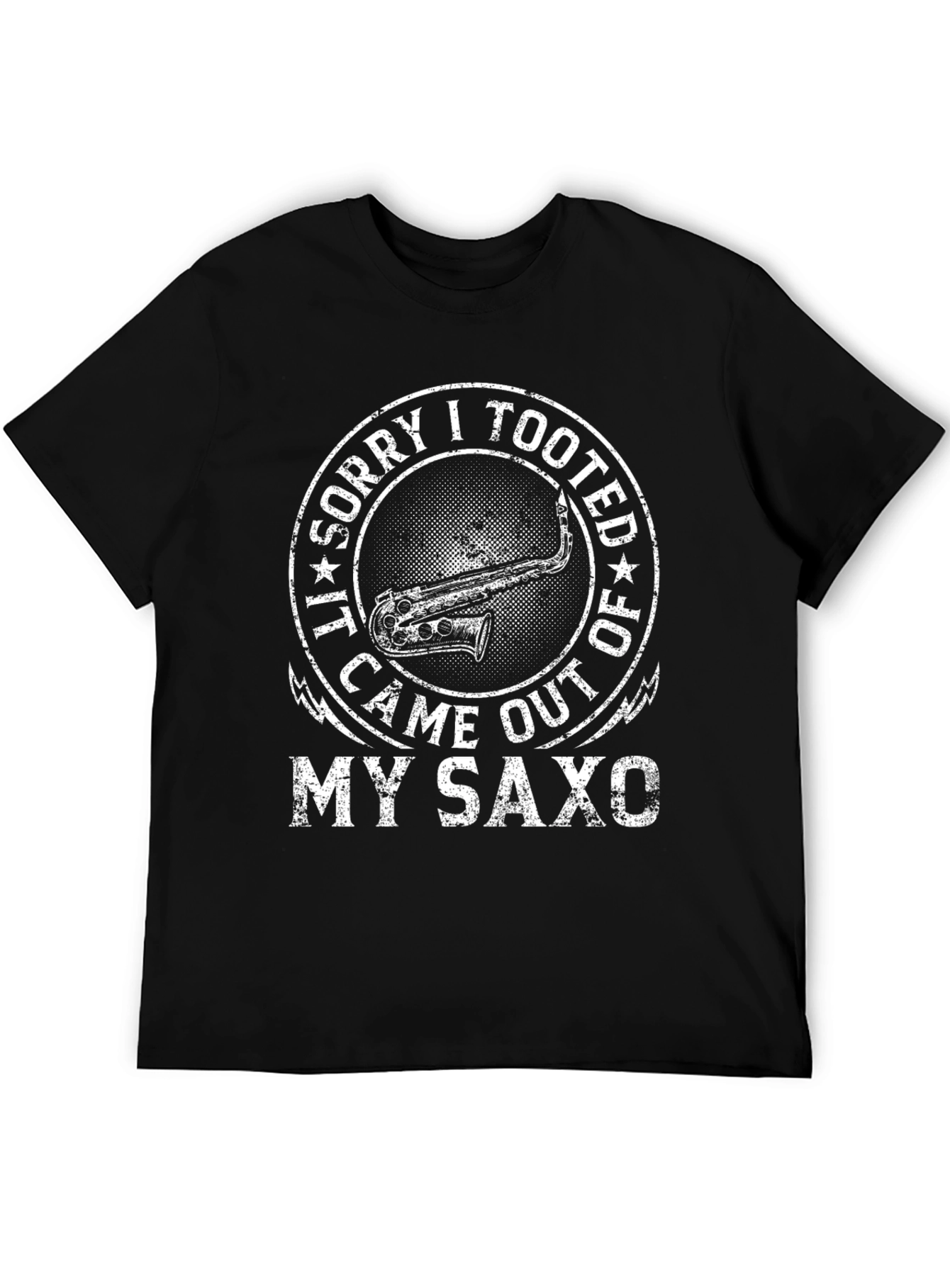 Saxophone T-Shirt: Sorry I Tooted