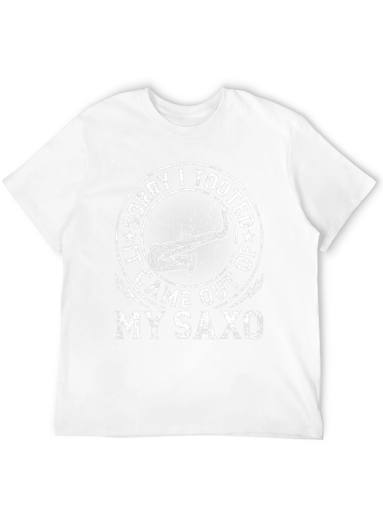 Saxophone T-Shirt: Sorry I Tooted