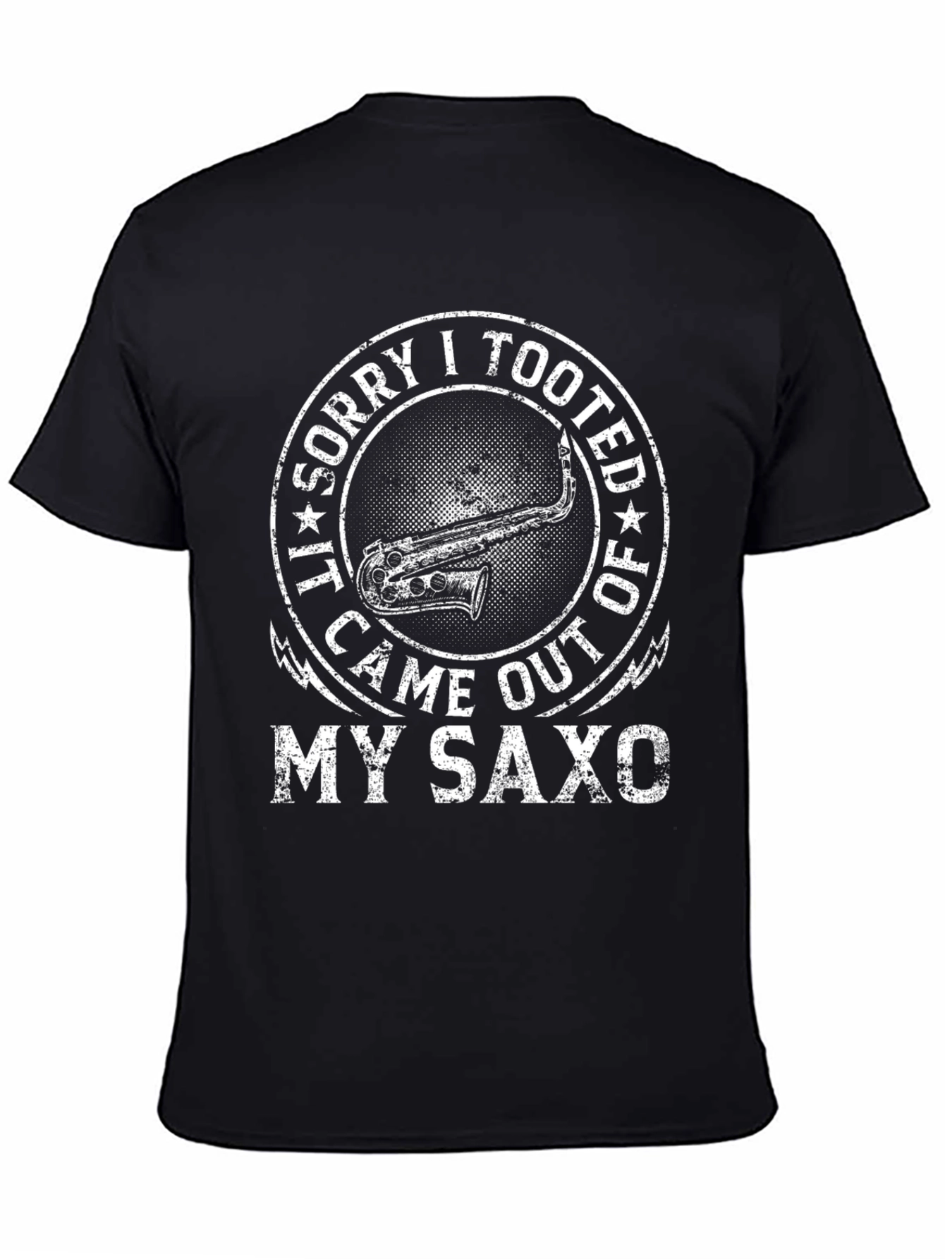 Saxophone T-Shirt: Sorry I Tooted