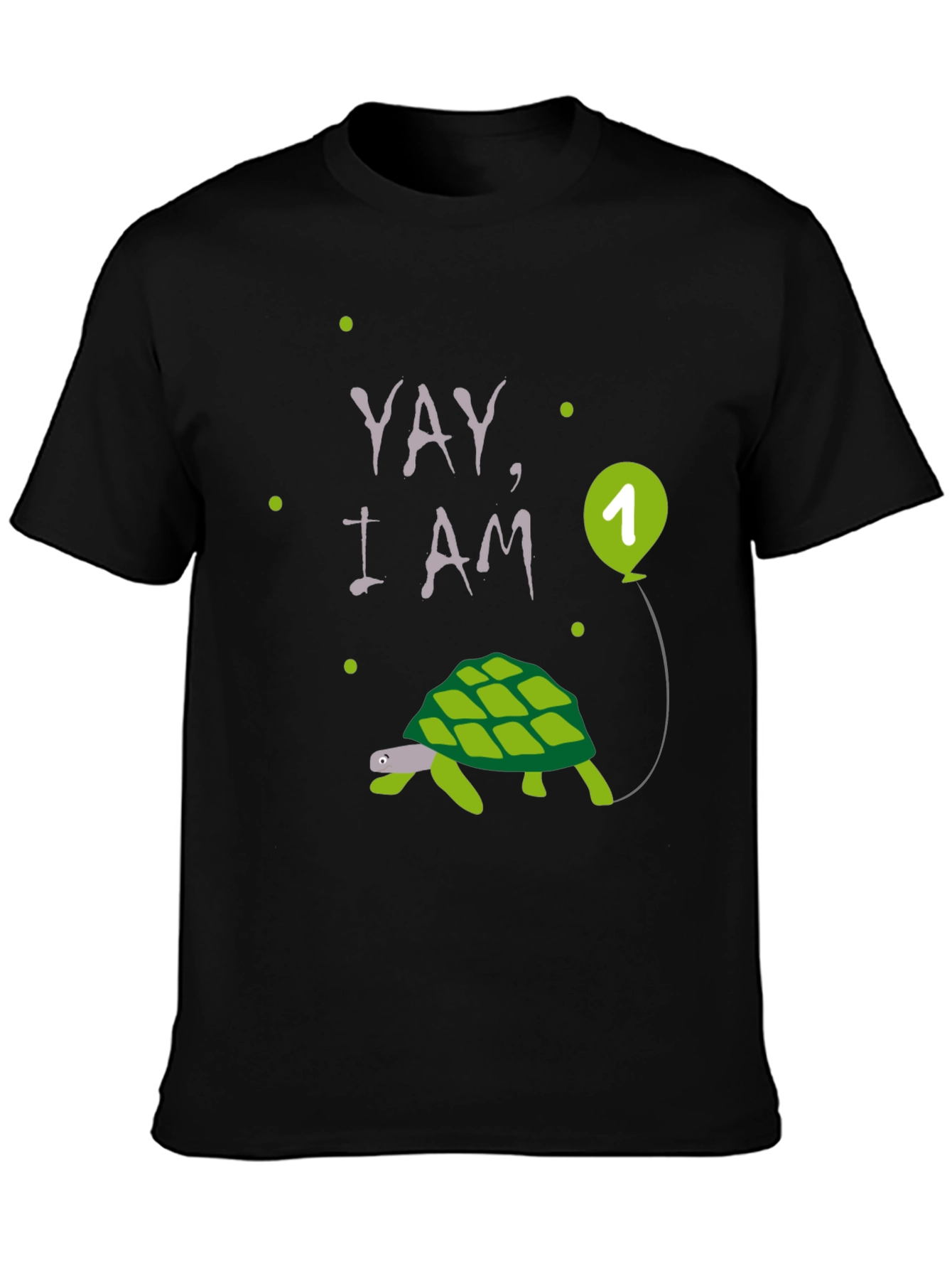 Yay I am One! Turtle Birthday T-Shirt