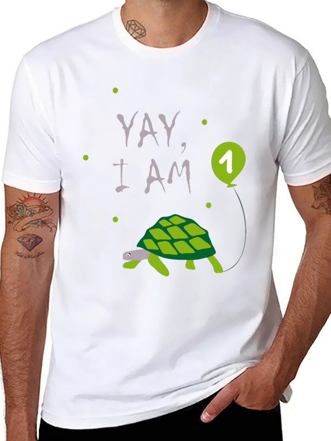 Yay I am One! Turtle Birthday T-Shirt