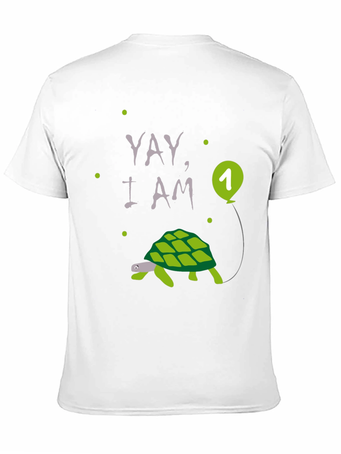 Yay I am One! Turtle Birthday T-Shirt