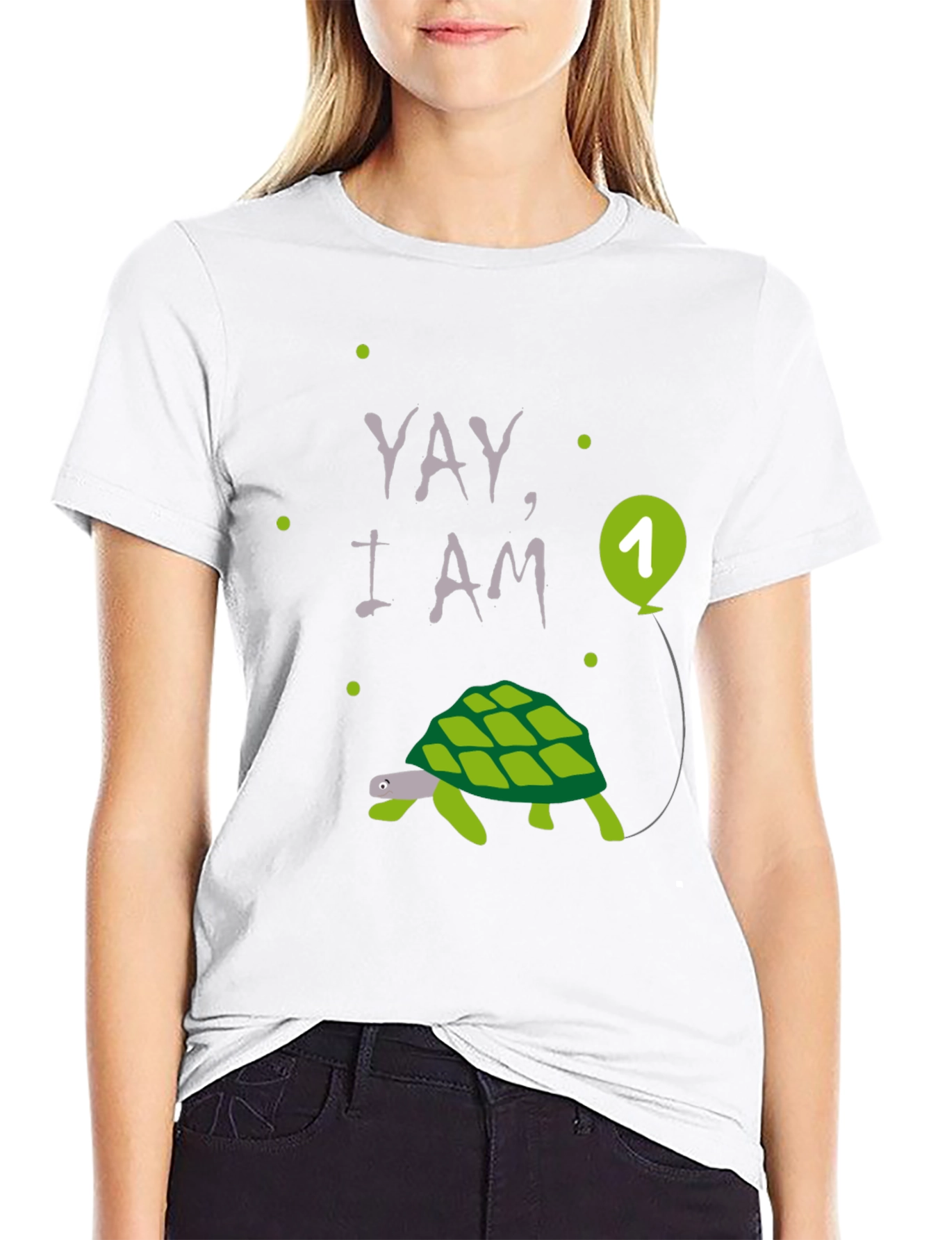 Yay I am One! Turtle Birthday T-Shirt
