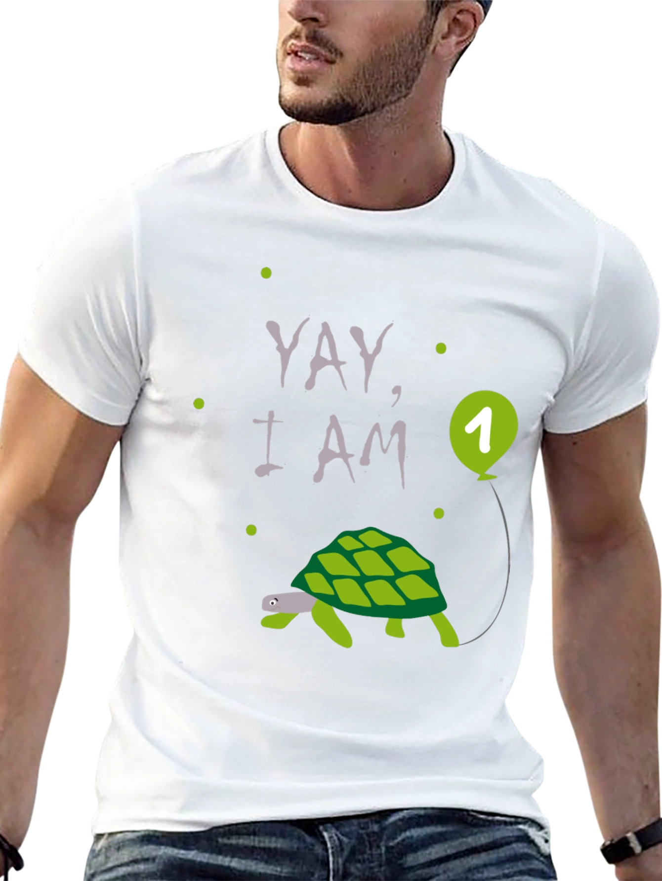 Yay I am One! Turtle Birthday T-Shirt