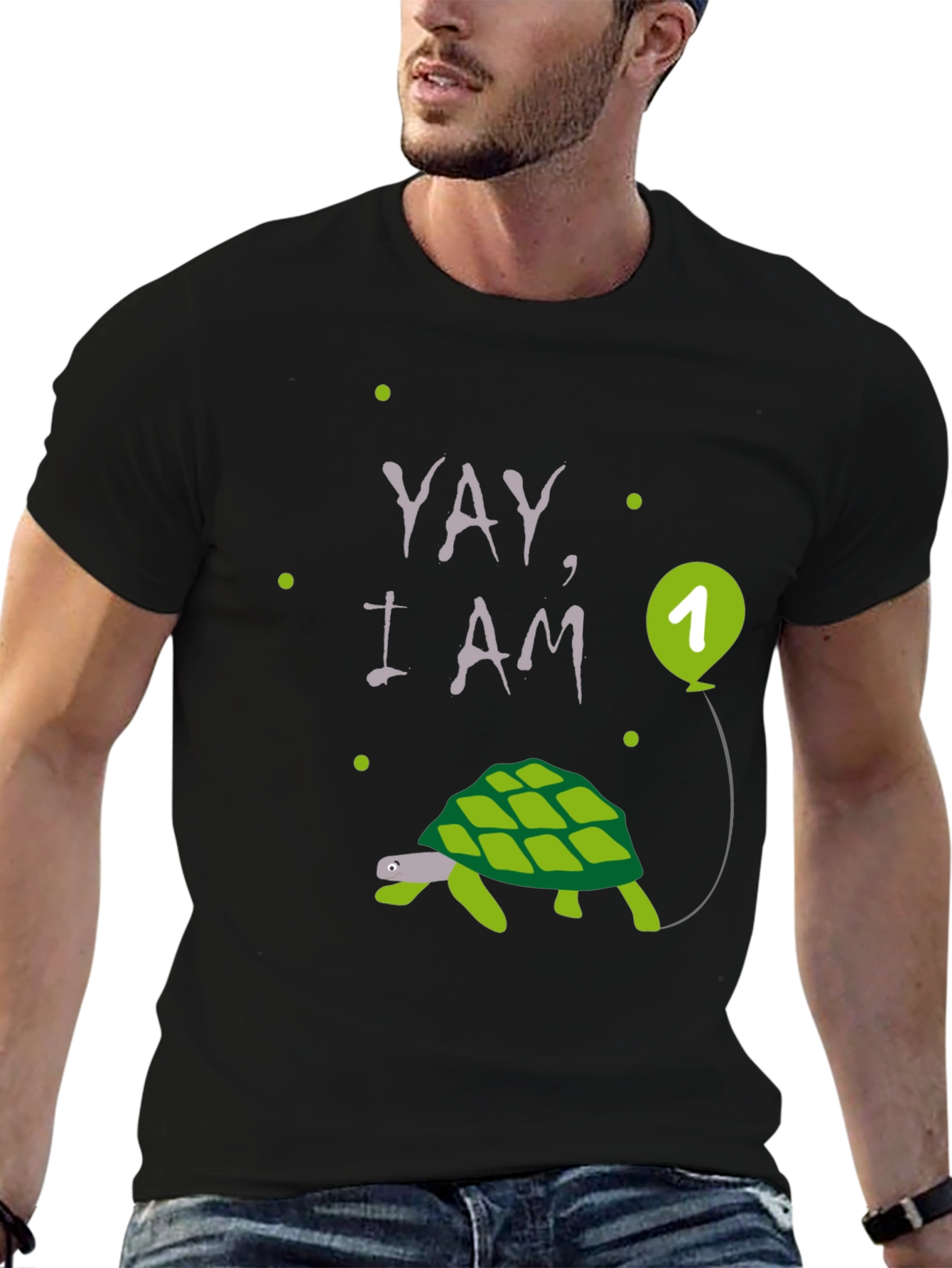 Yay I am One! Turtle Birthday T-Shirt