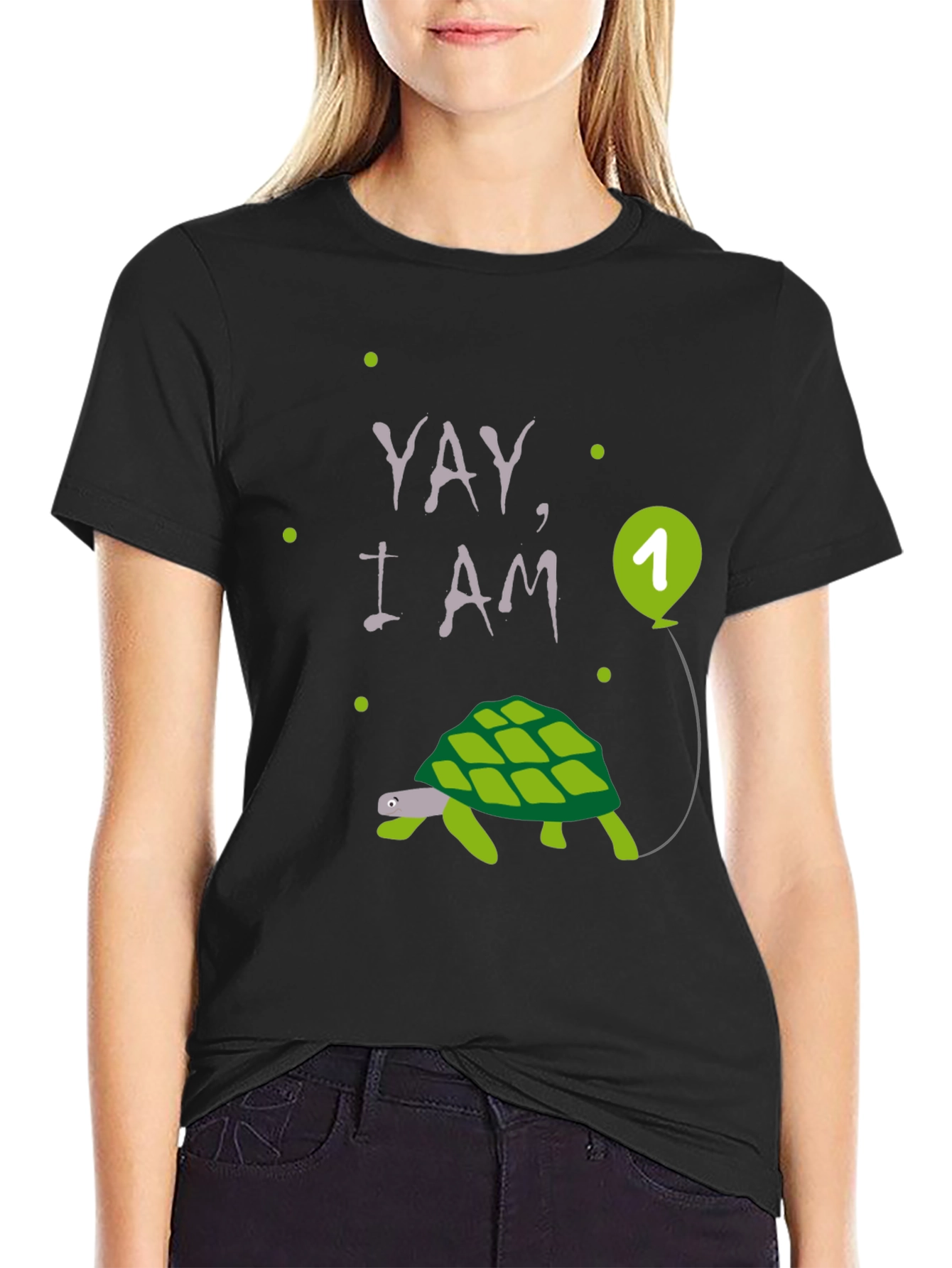 Yay I am One! Turtle Birthday T-Shirt
