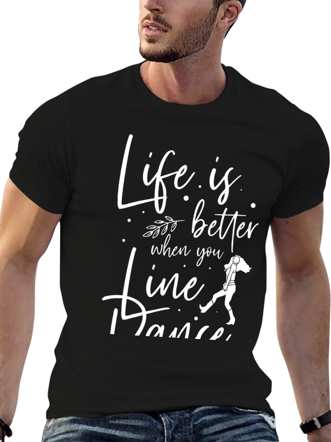 Life is Better Line Dance Graphic Tee
