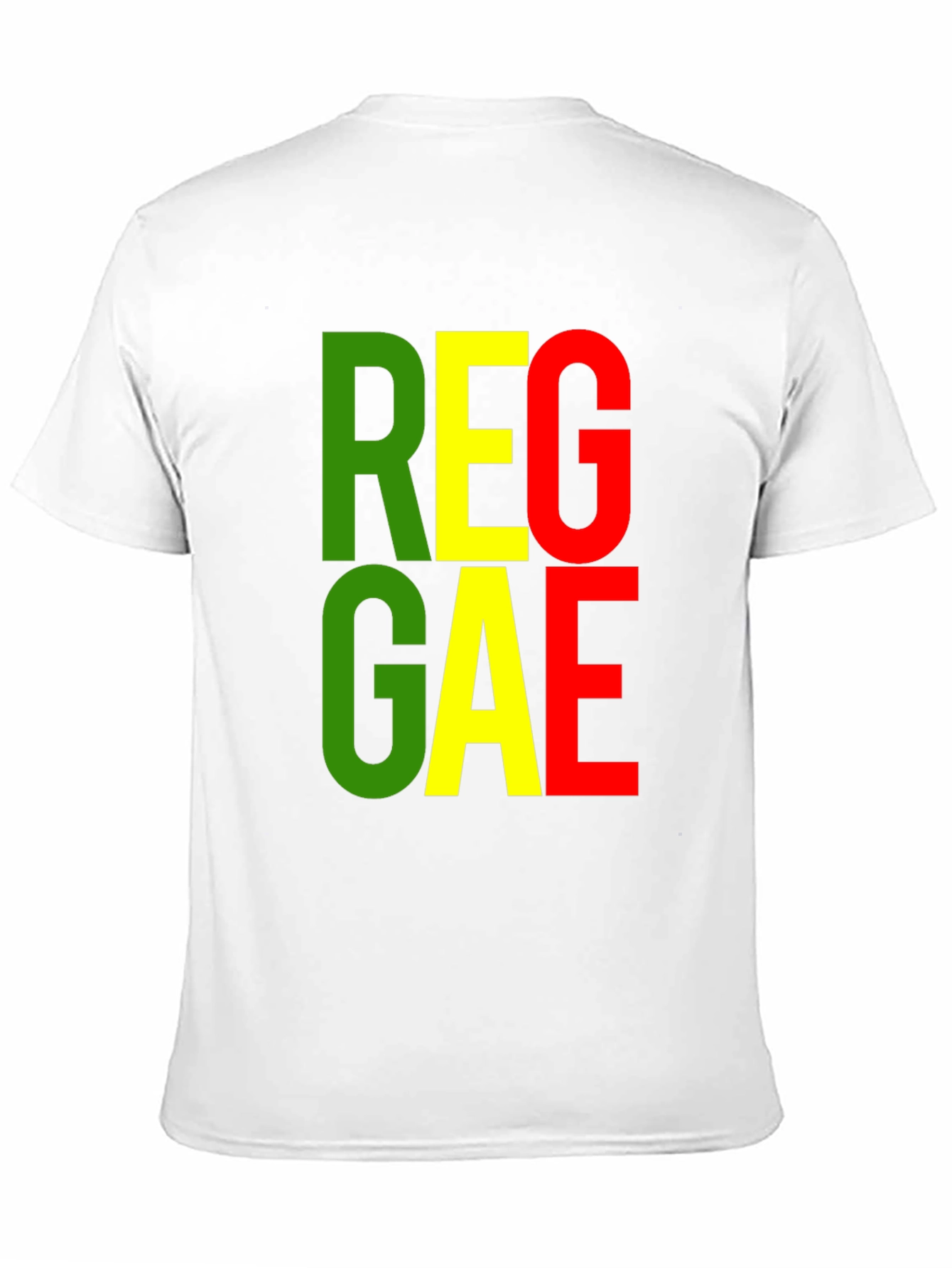 Reggae Graphic Tee - Black Cotton T-Shirt