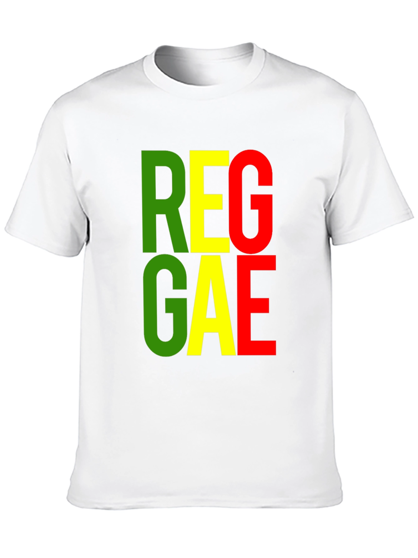 Reggae Graphic Tee - Black Cotton T-Shirt
