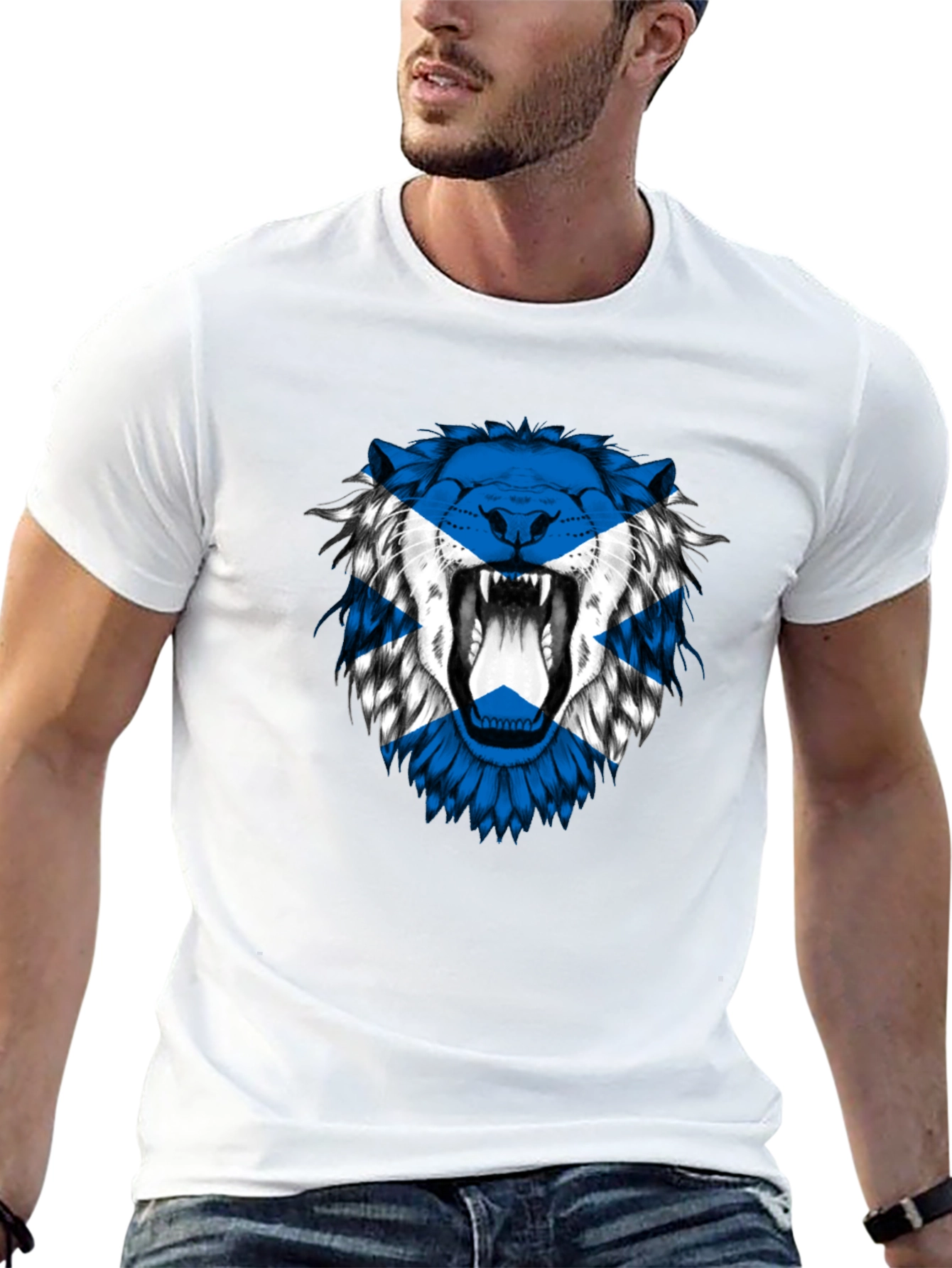 Scottish Lion T-Shirt - Scotland Flag Design