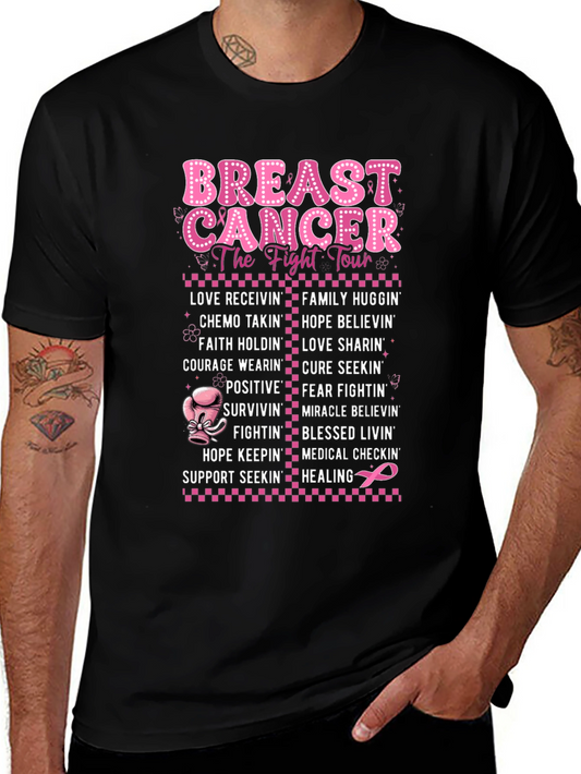 Breast Cancer Fight Tour T-Shirt