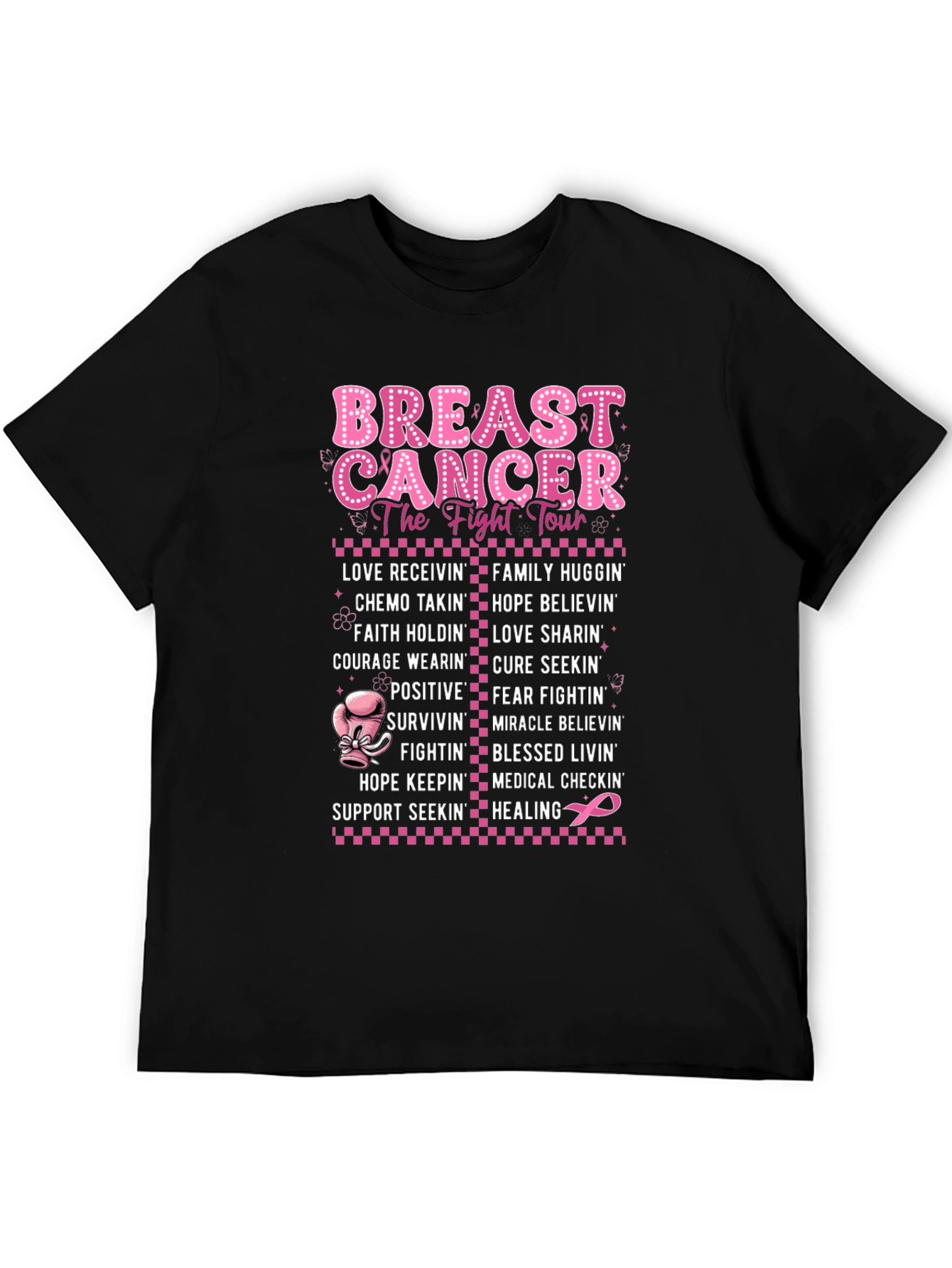 Breast Cancer Fight Tour T-Shirt