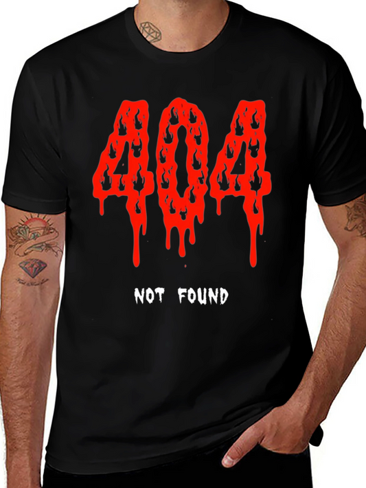404 Not Found T-Shirt - Unique Graphic Tee
