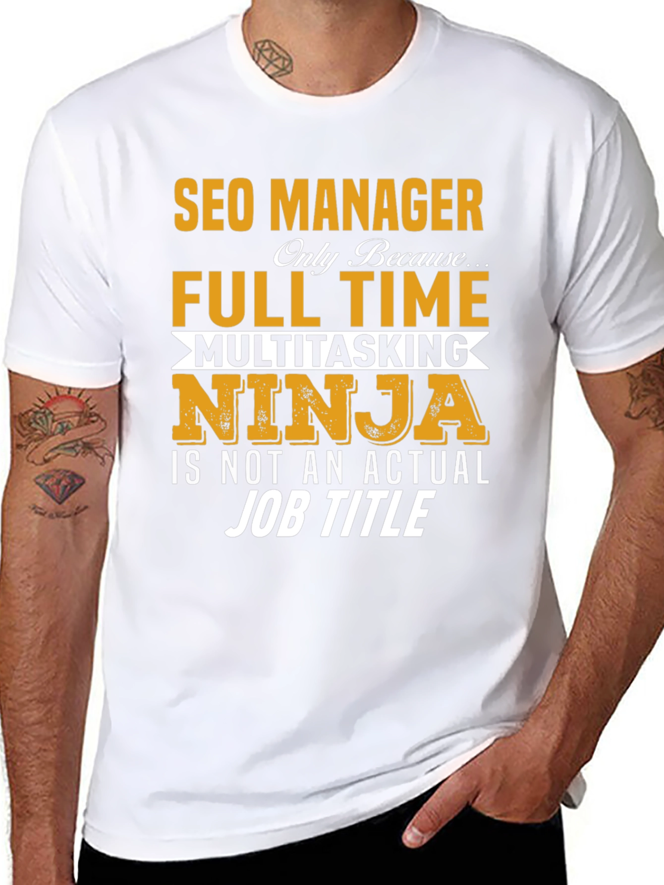 SEO Manager T-Shirt - Multitasking Ninja