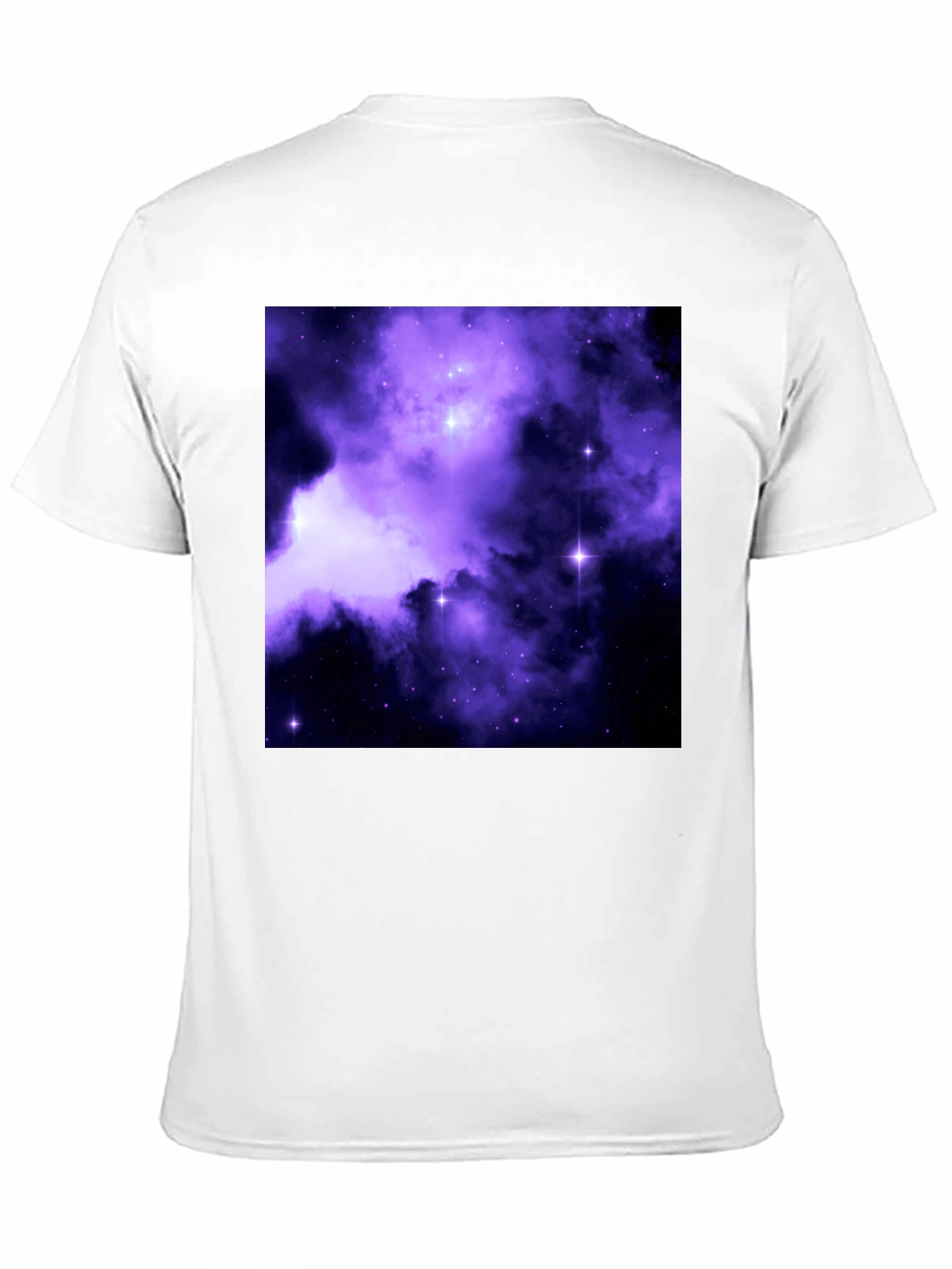 Galaxy Print Black Tee