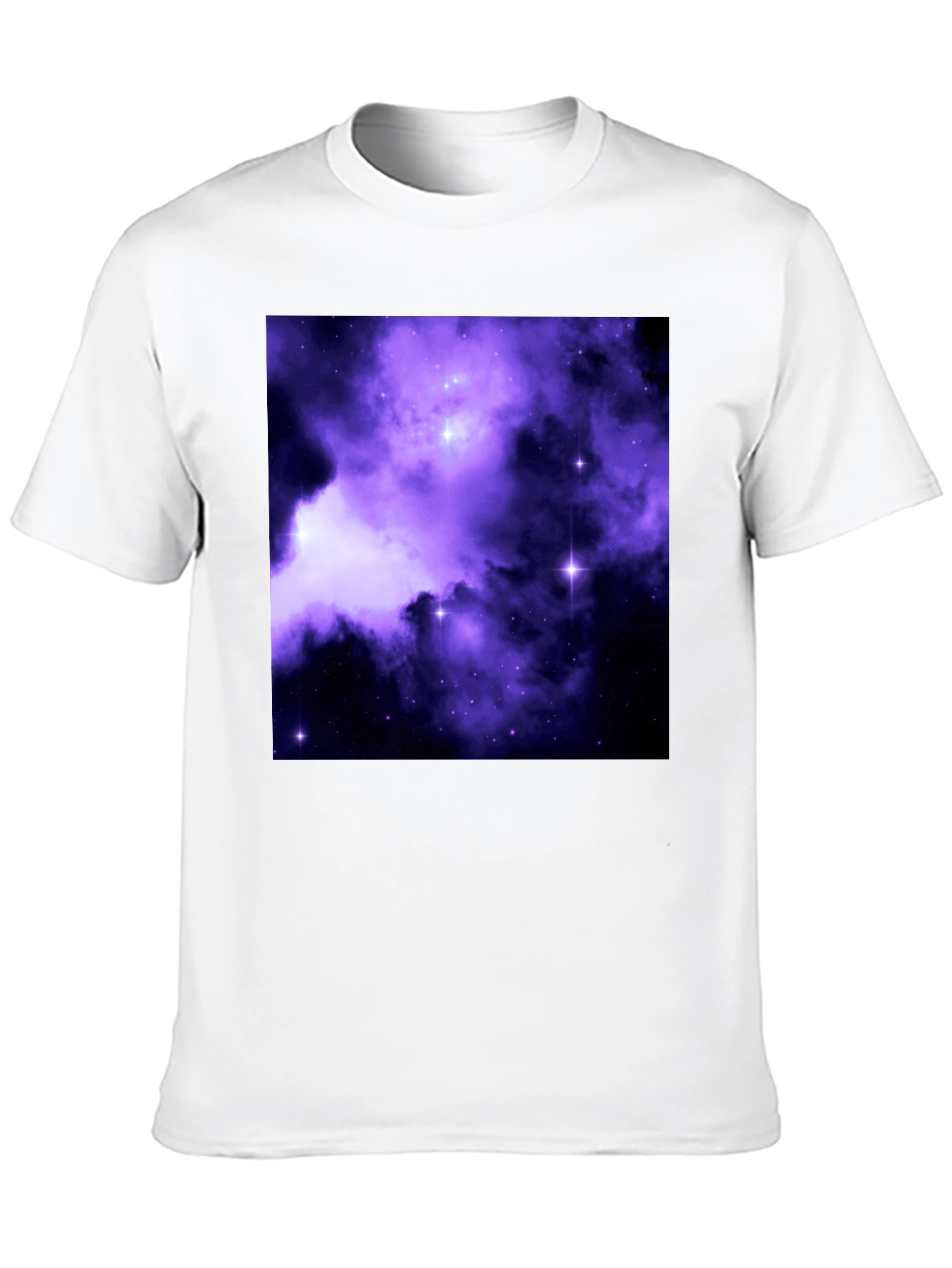 Galaxy Print Black Tee