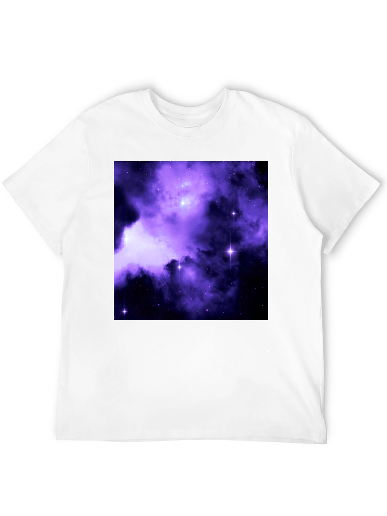 Galaxy Print Black Tee