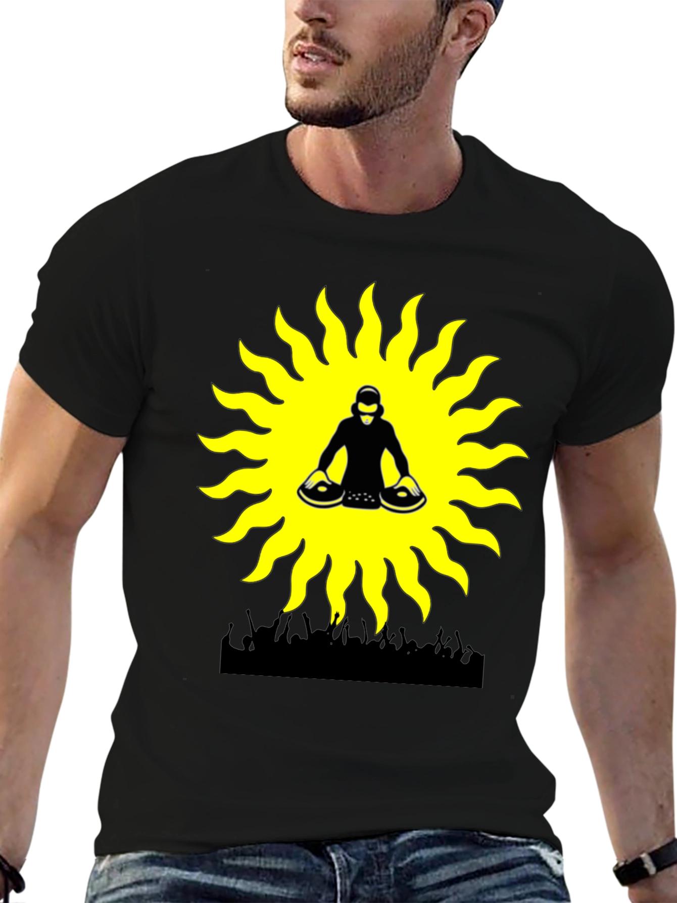 DJ Sun Graphic Tee - Party Vibes