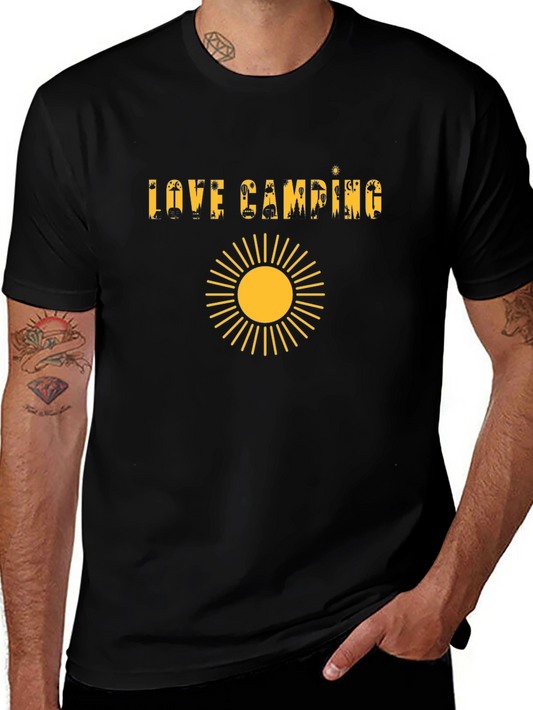Love Camping Graphic Tee - Sun Design