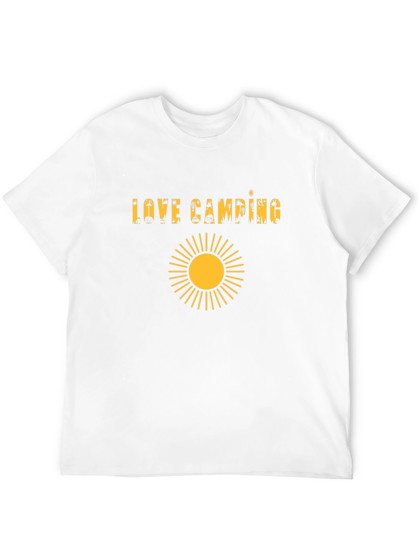 Love Camping Graphic Tee - Sun Design