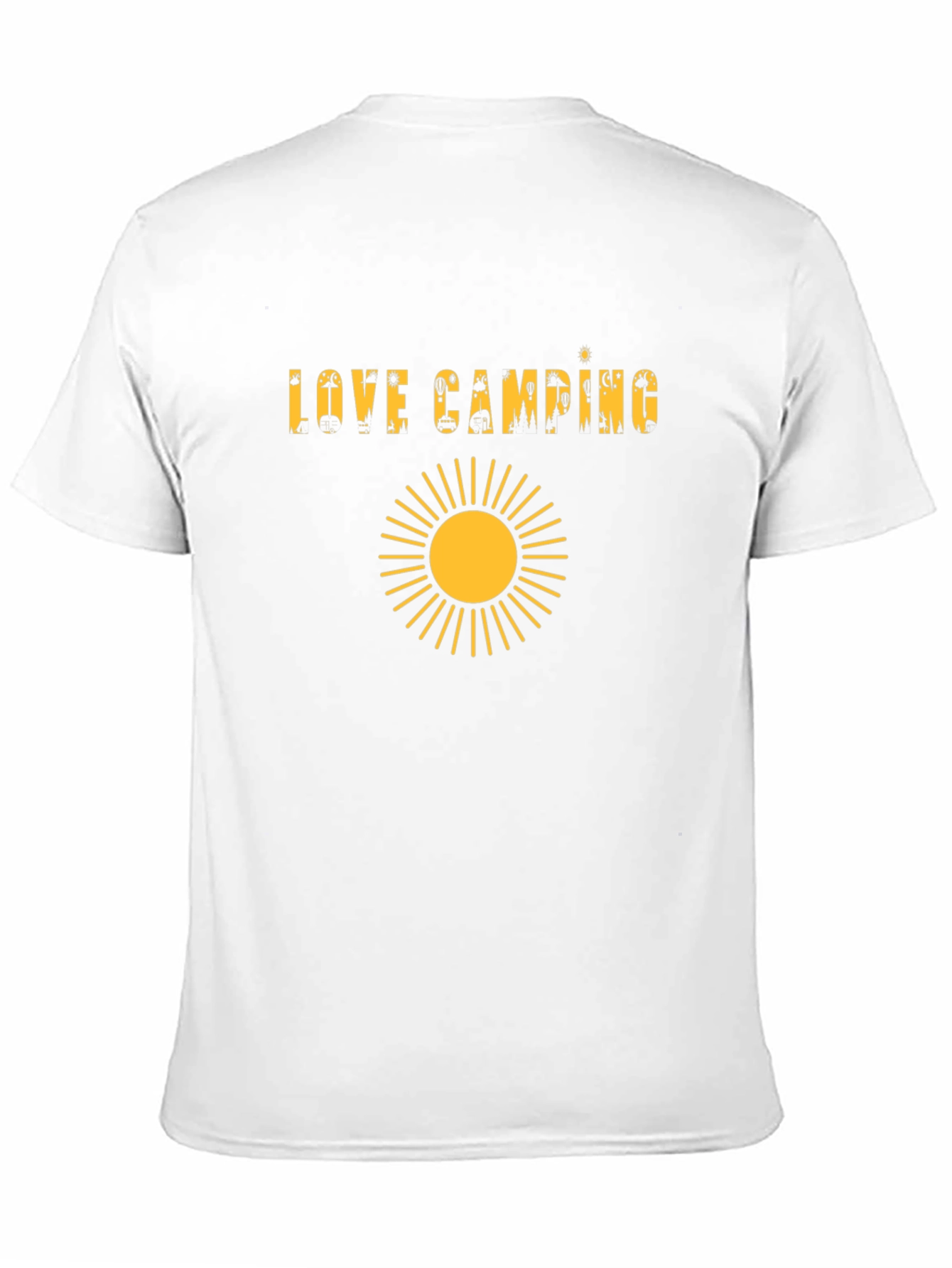 Love Camping Graphic Tee - Sun Design
