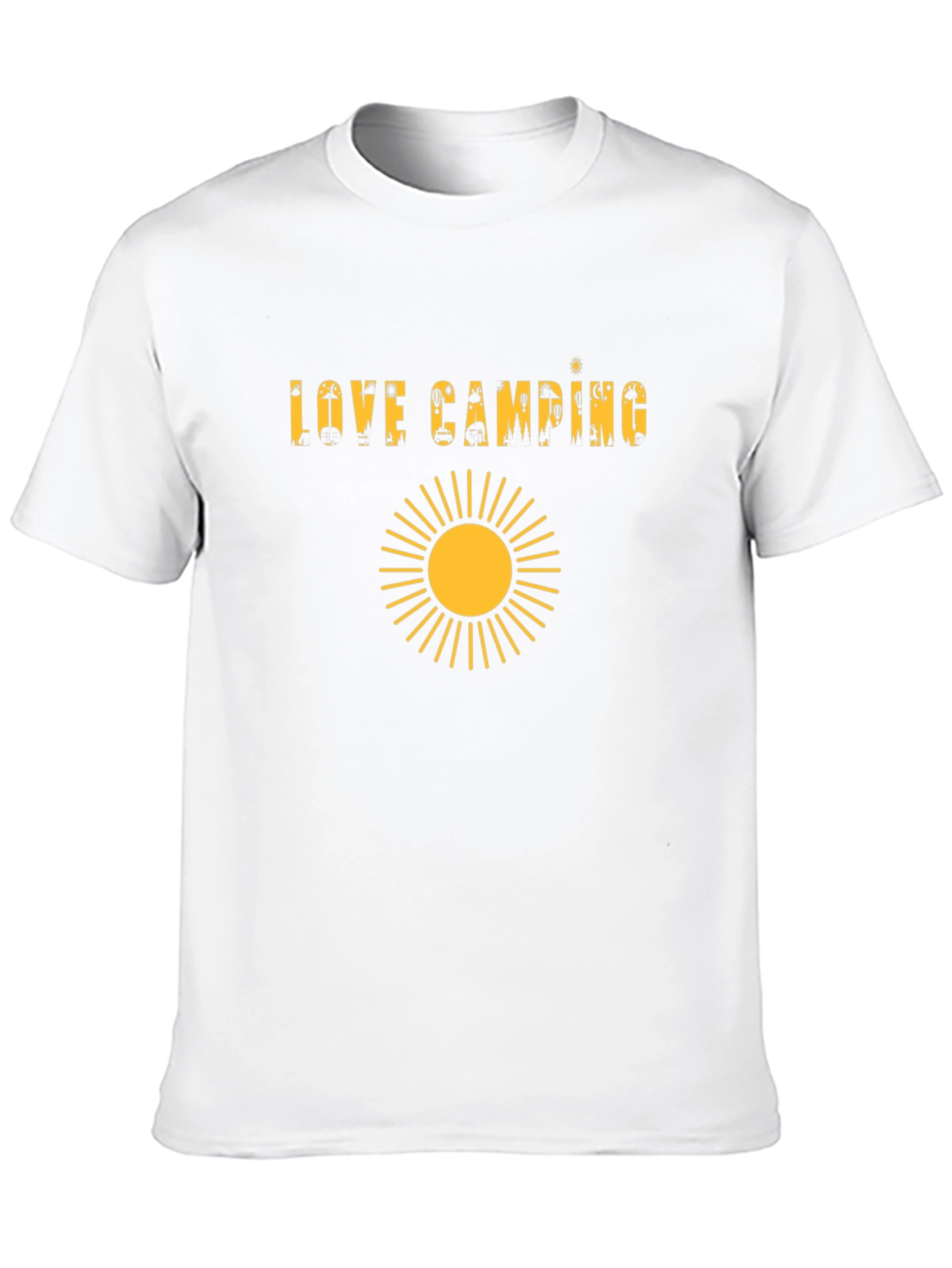 Love Camping Graphic Tee - Sun Design