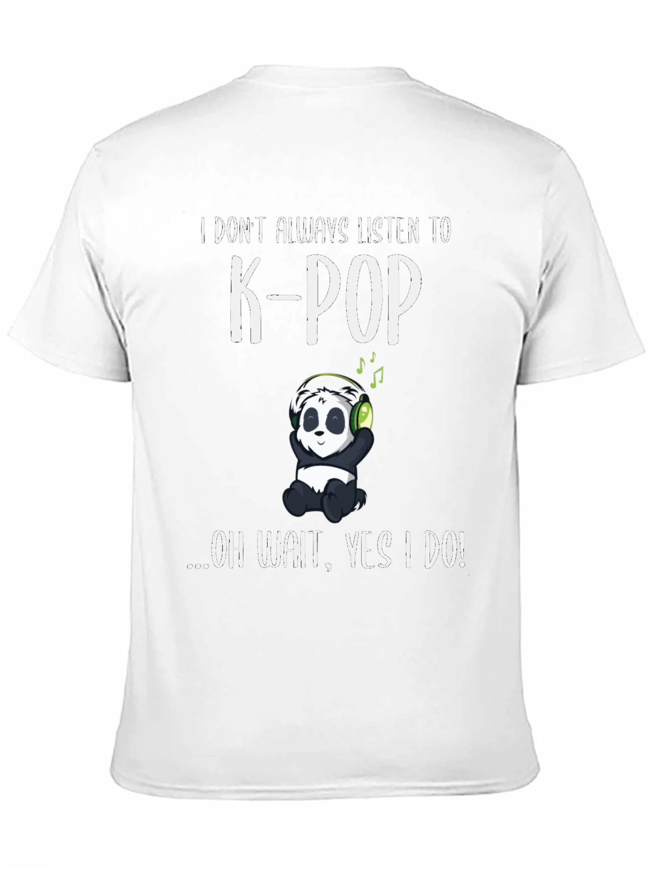K-Pop Panda Graphic T-Shirt
